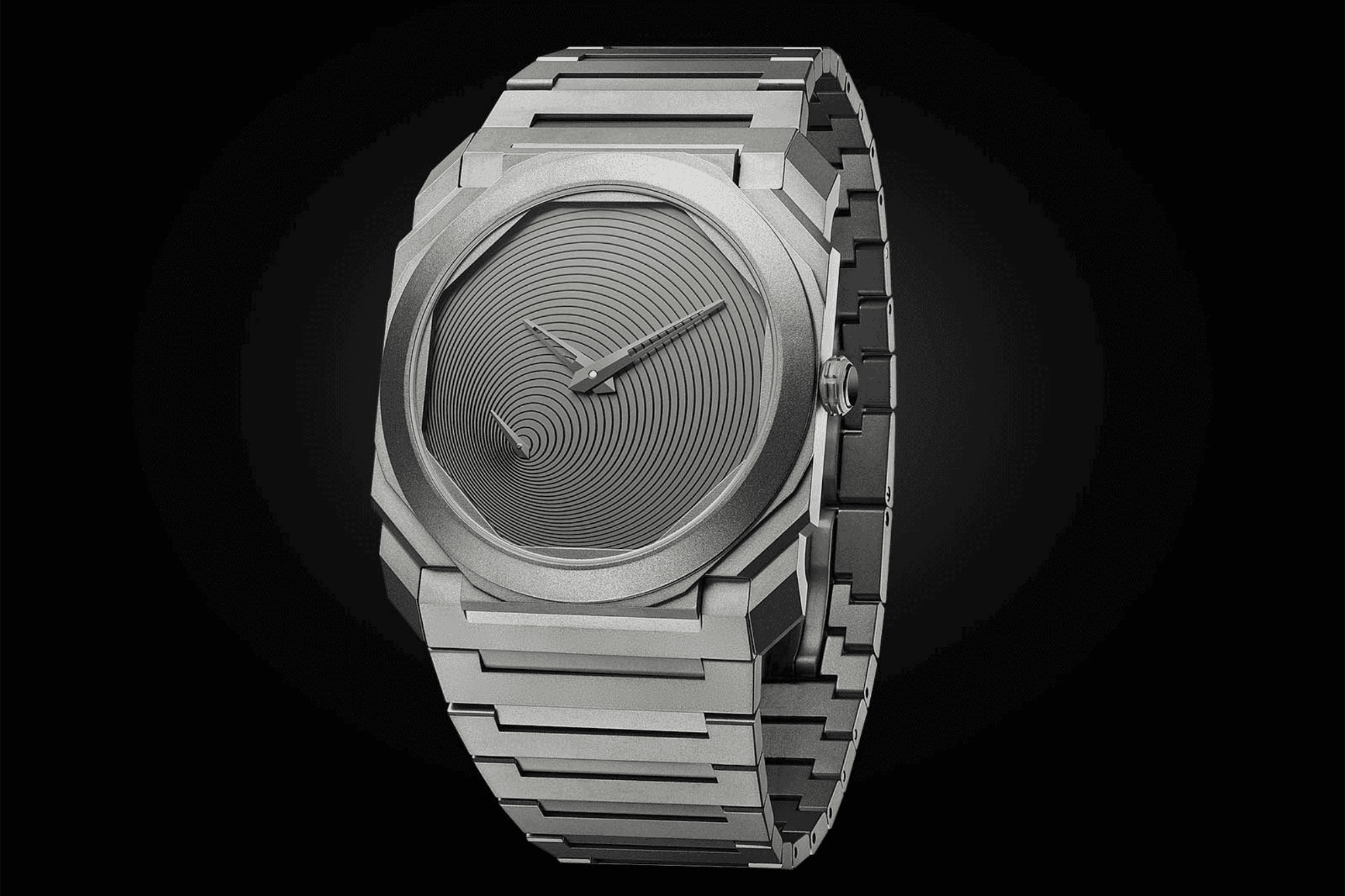 The 2019 limited edition design of Bulgari x Tadao Ando, which featured the dial of the Octo Finissimo adorned with a zen-like pattern of concentric circles centered on the pinion of the seconds hand, truly captured the spirit of the watch