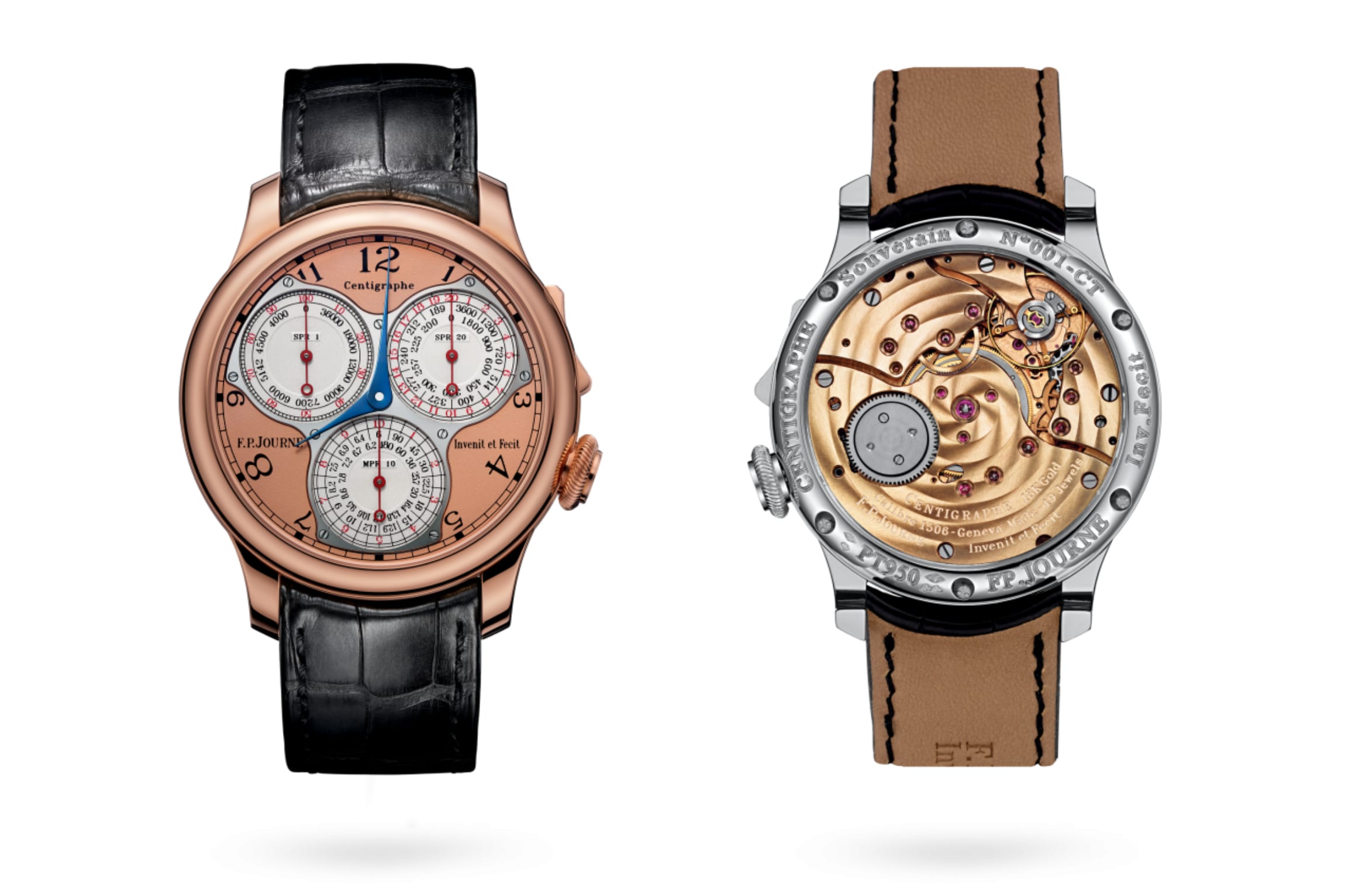  The Centigraphe Souverain and its calibre 1506 Photo: F.P. Journe The Centigraphe Souverain Photo: F.P. Journe