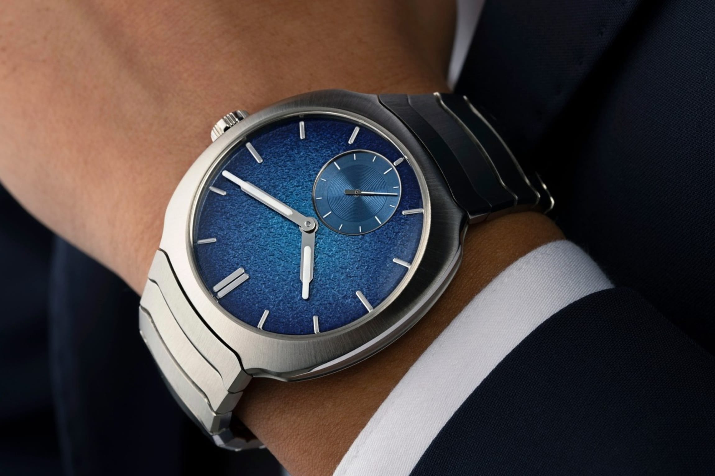 H. Moser & Cie.'s Streamliner Small Seconds Blue Enamel Photo: H. Moser & Cie.