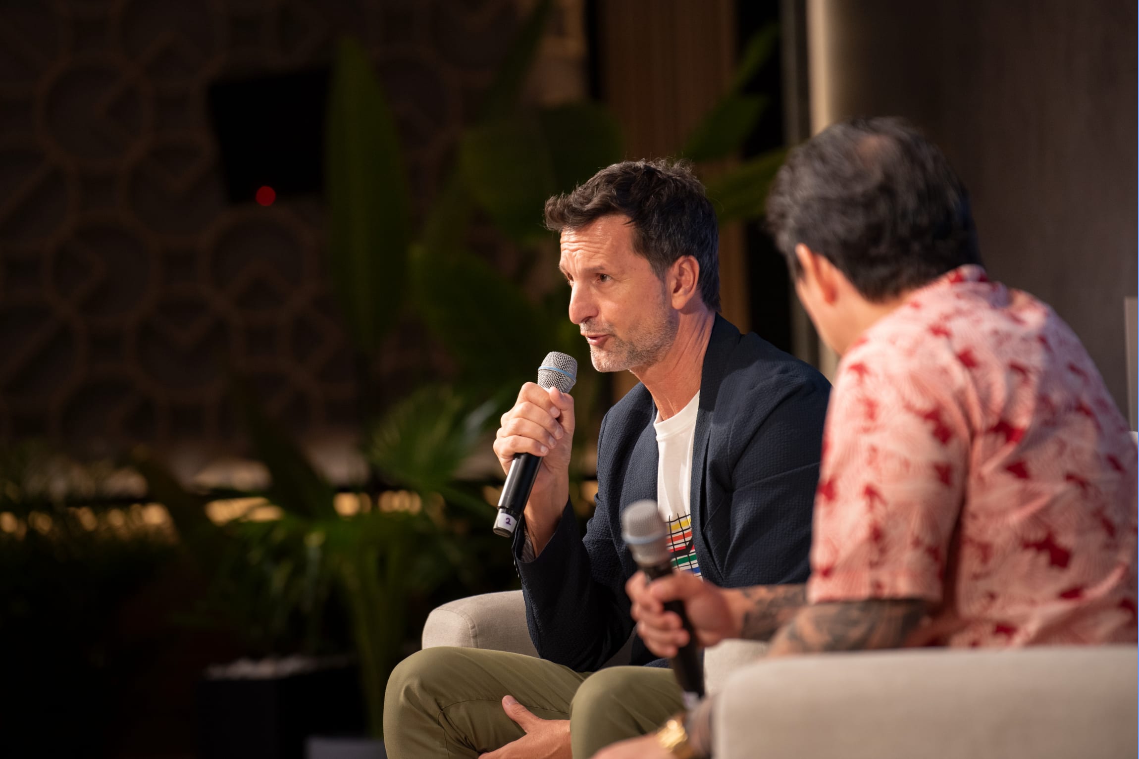 CEO of MB&F Maximilian Büsser and Founder of Revolution, Wei Koh (left to right) Photo: Dubai Watch Week