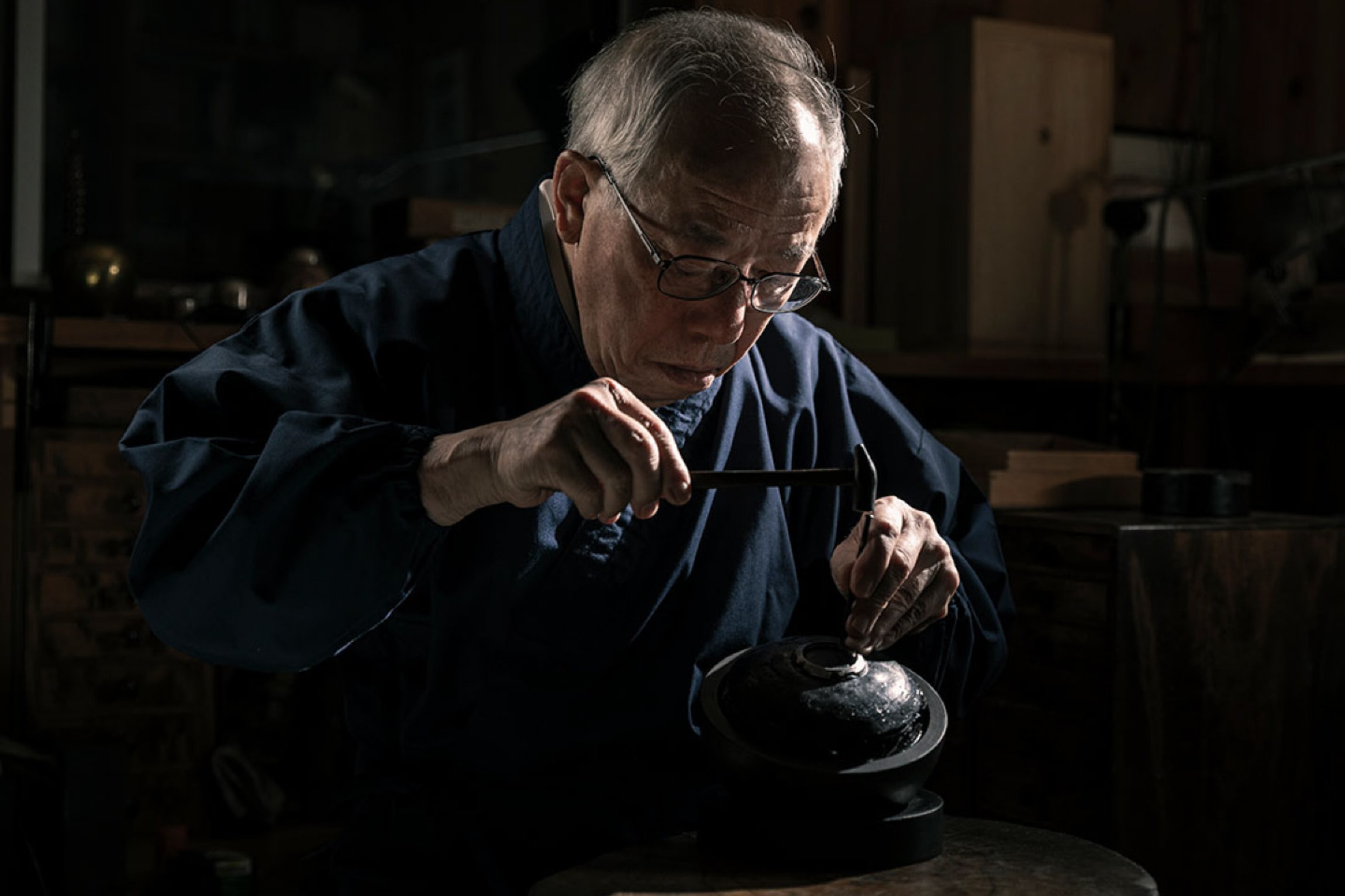 Artisanal metal worker, Masao Kobayashi Photo: G-SHOCK
