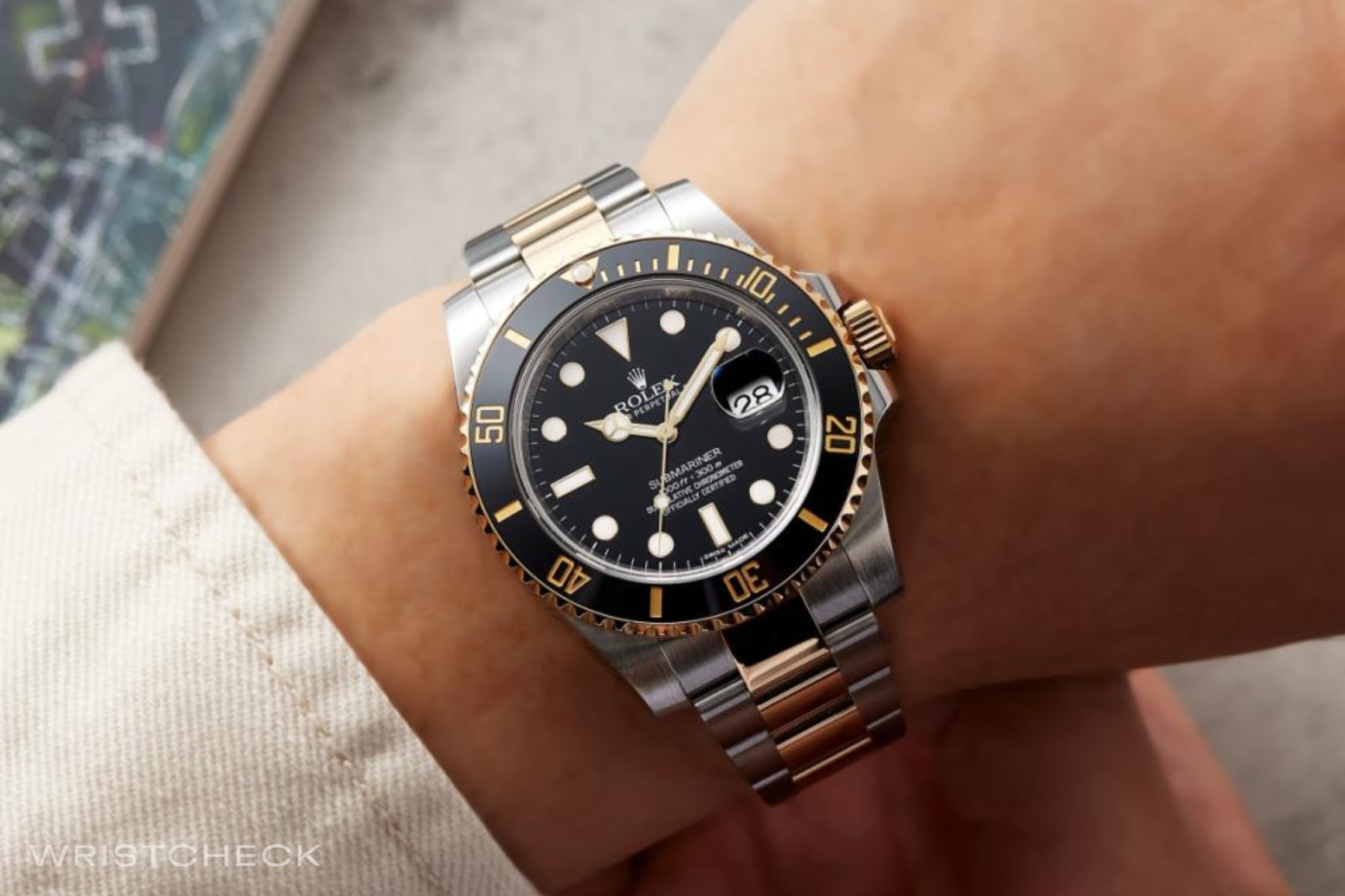 Rolex Submariner Date Yellow Gold & Stainless Steel Black Dial