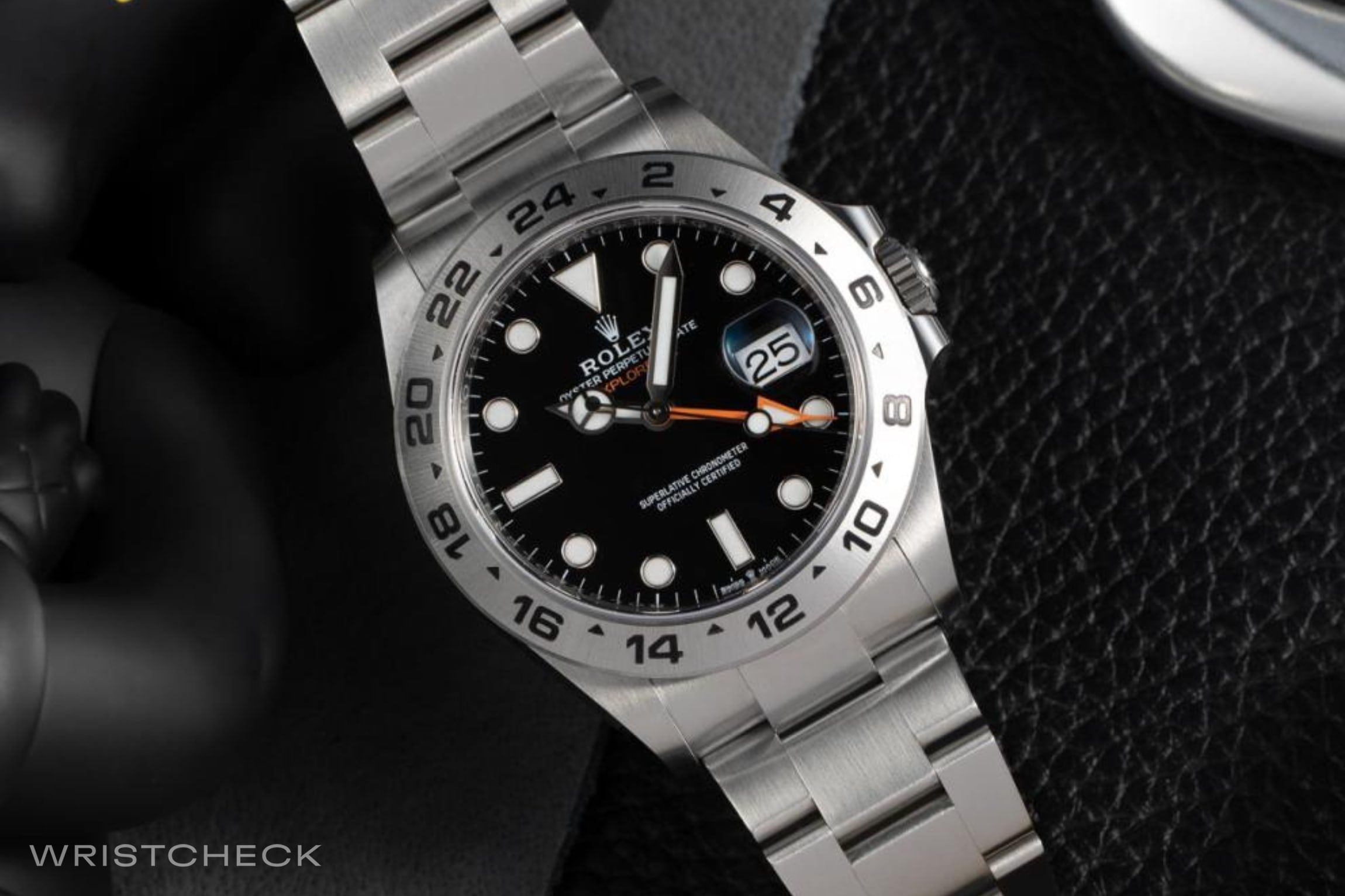 Rolex Explorer II Stainless Steel Black Dial