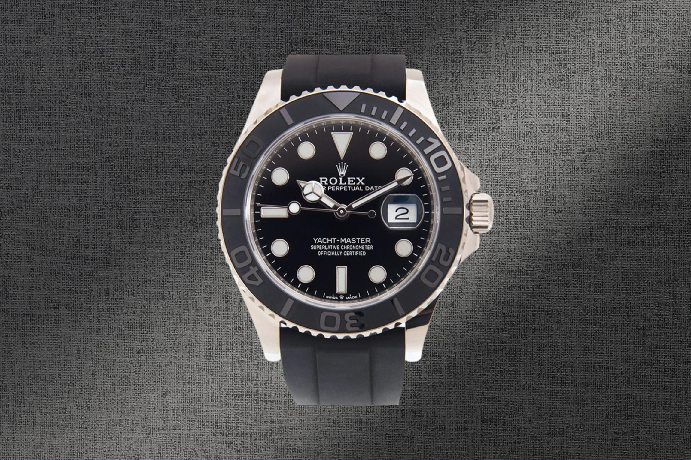 Rolex Yacht-Master 42 White Gold Oysterflex