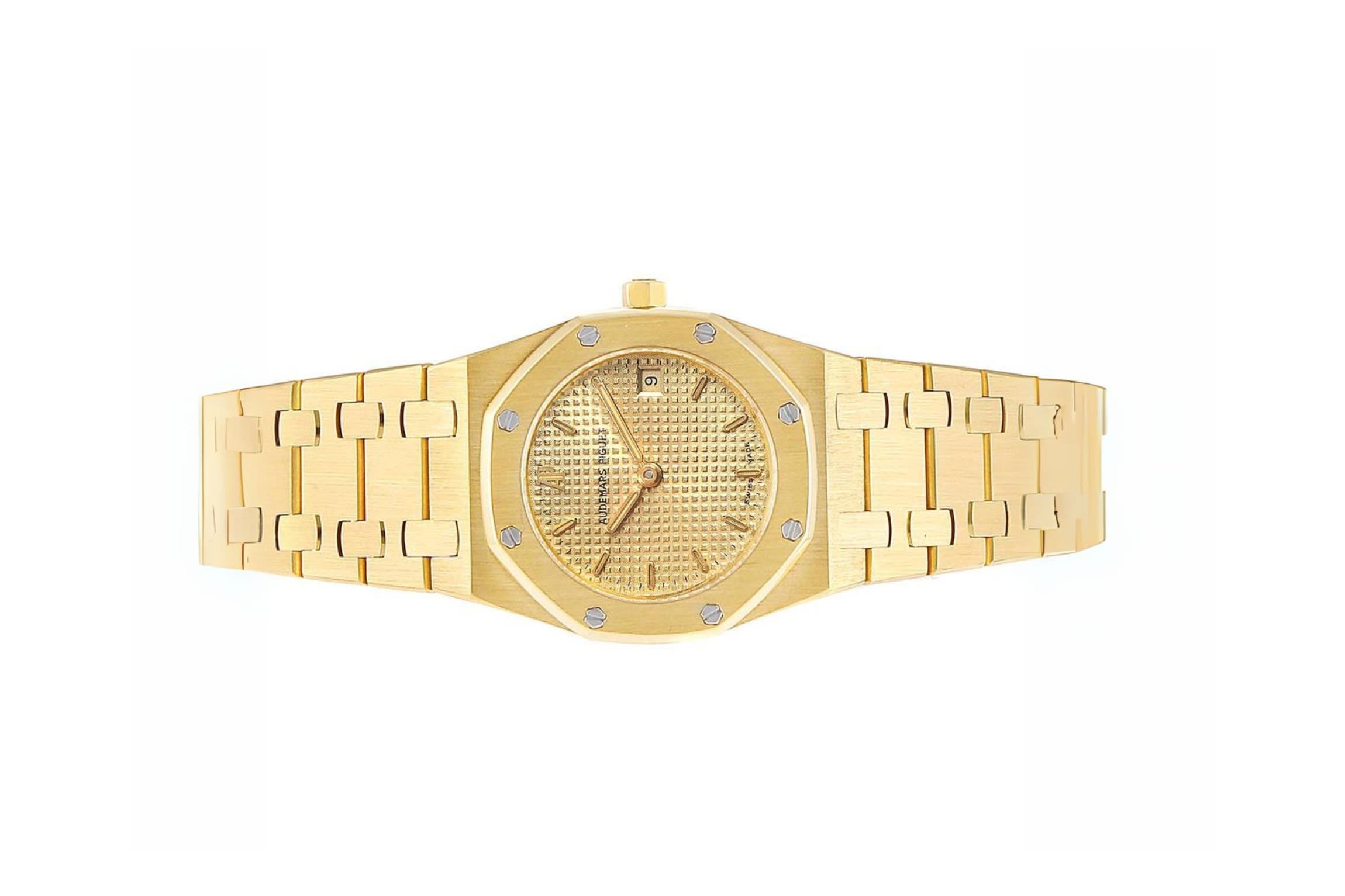 The Audemars Piguet Royal Oak Mini Frosted Gold Is Petite Perfection