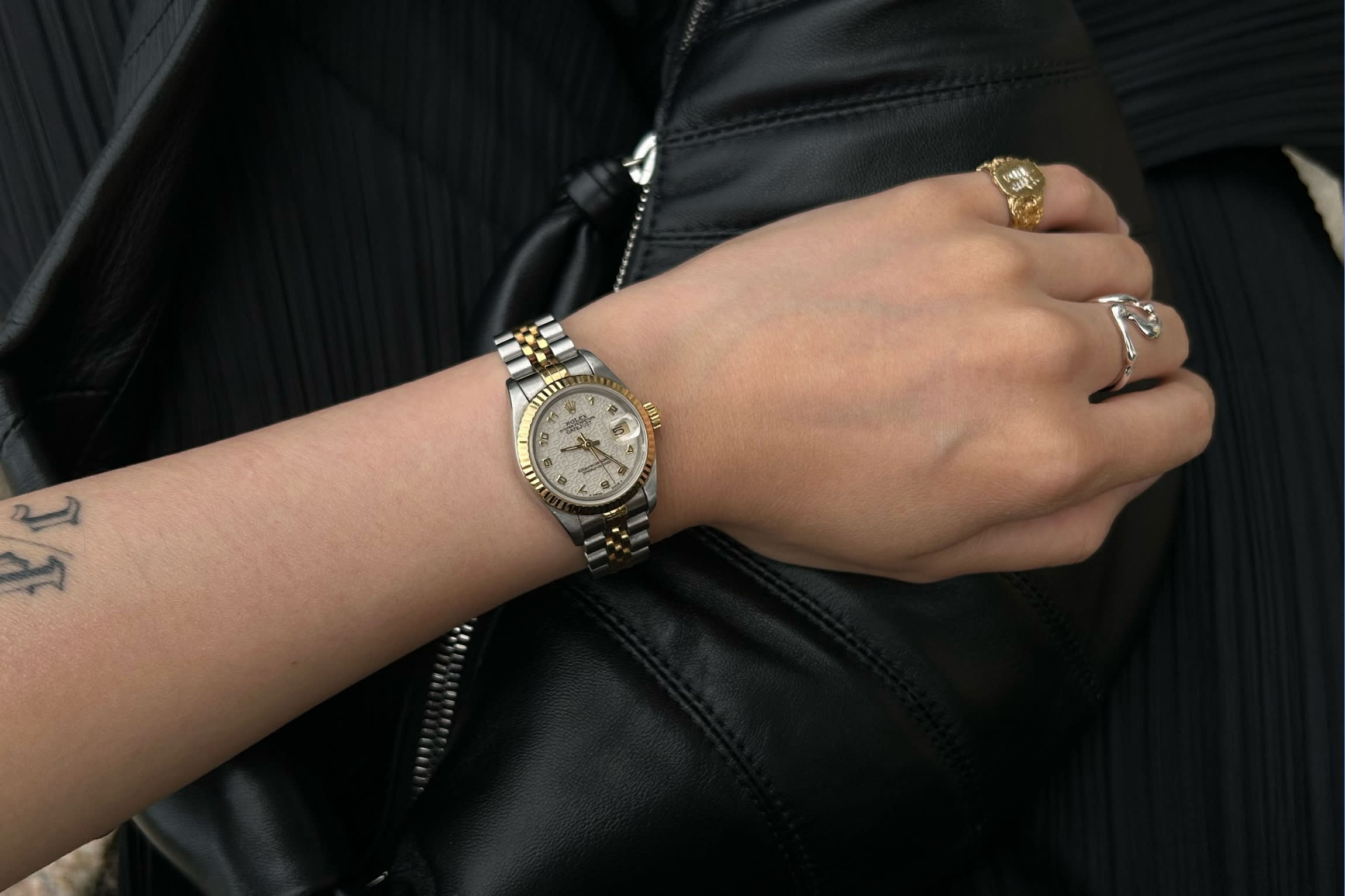 two-toned watches