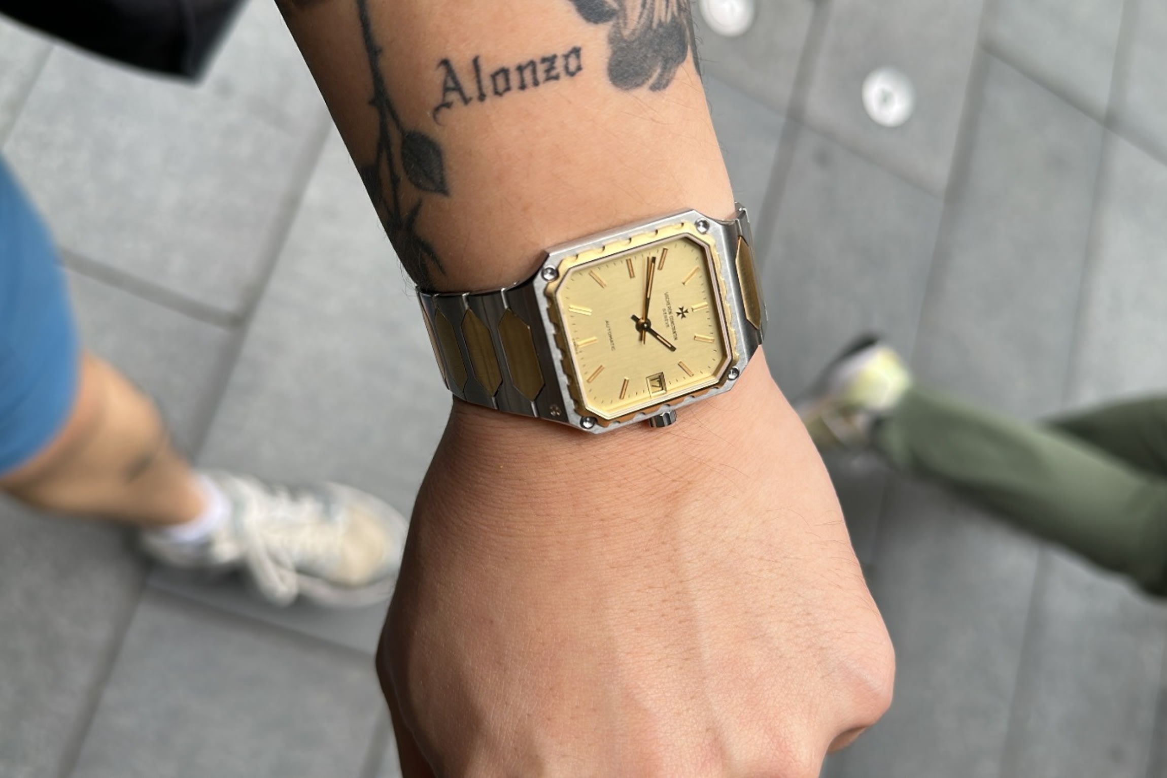 two-toned watches
