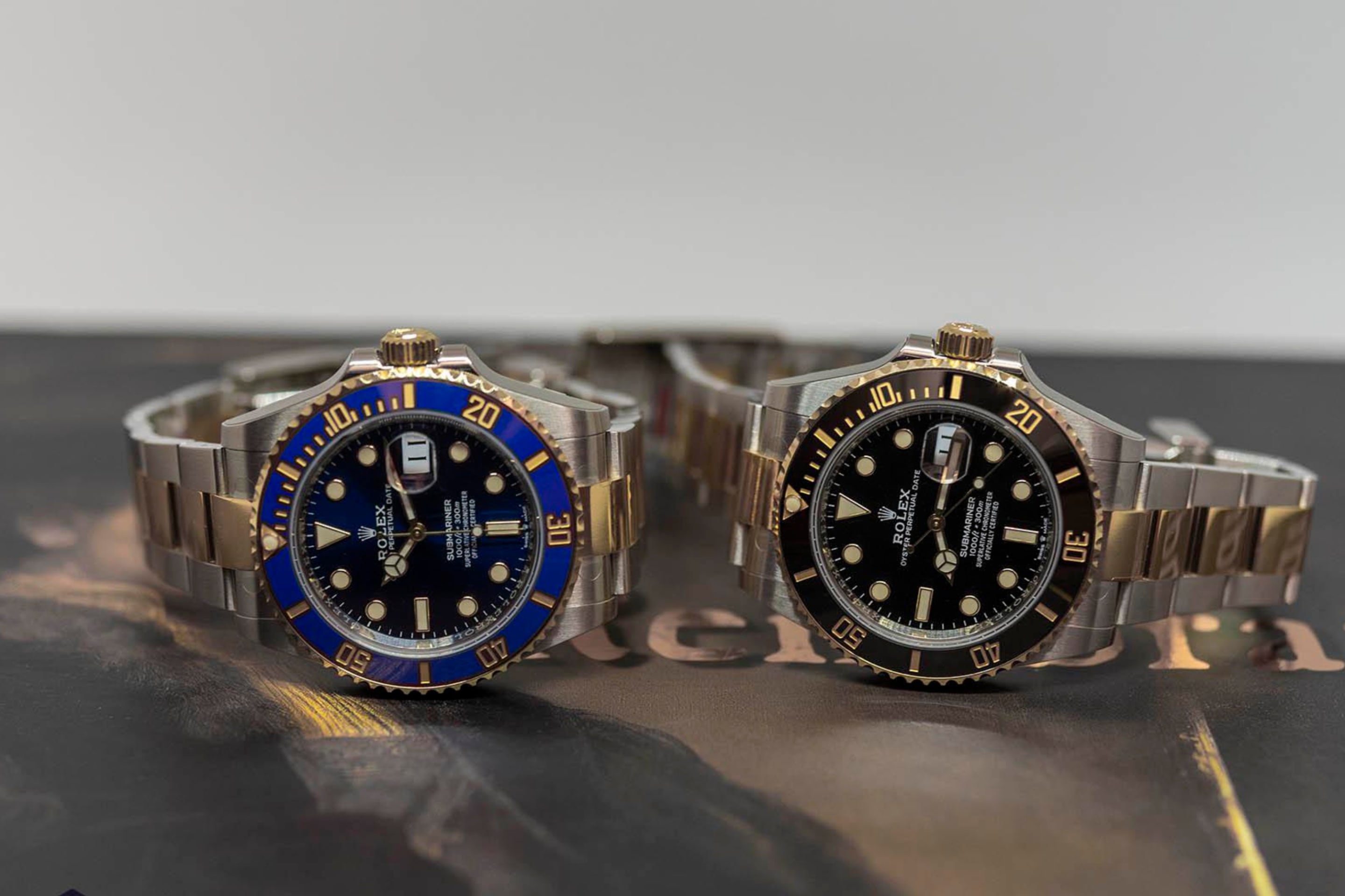 Rolex Submariner Two-Tone ref. 126613LB “Bluesy” & 126613LN