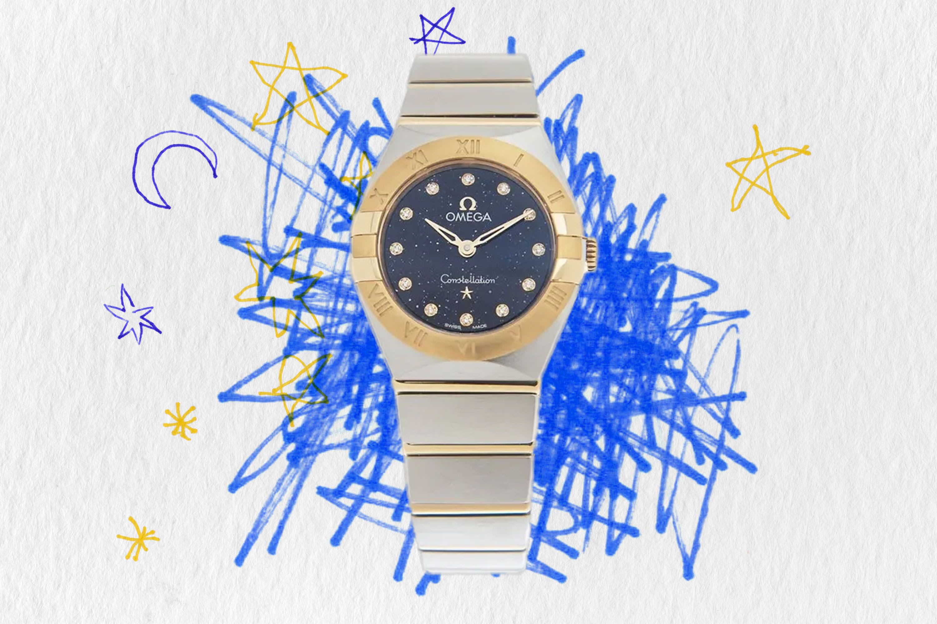 10. Omega Constellation Quartz 25mm Blue Dial copy.jpg