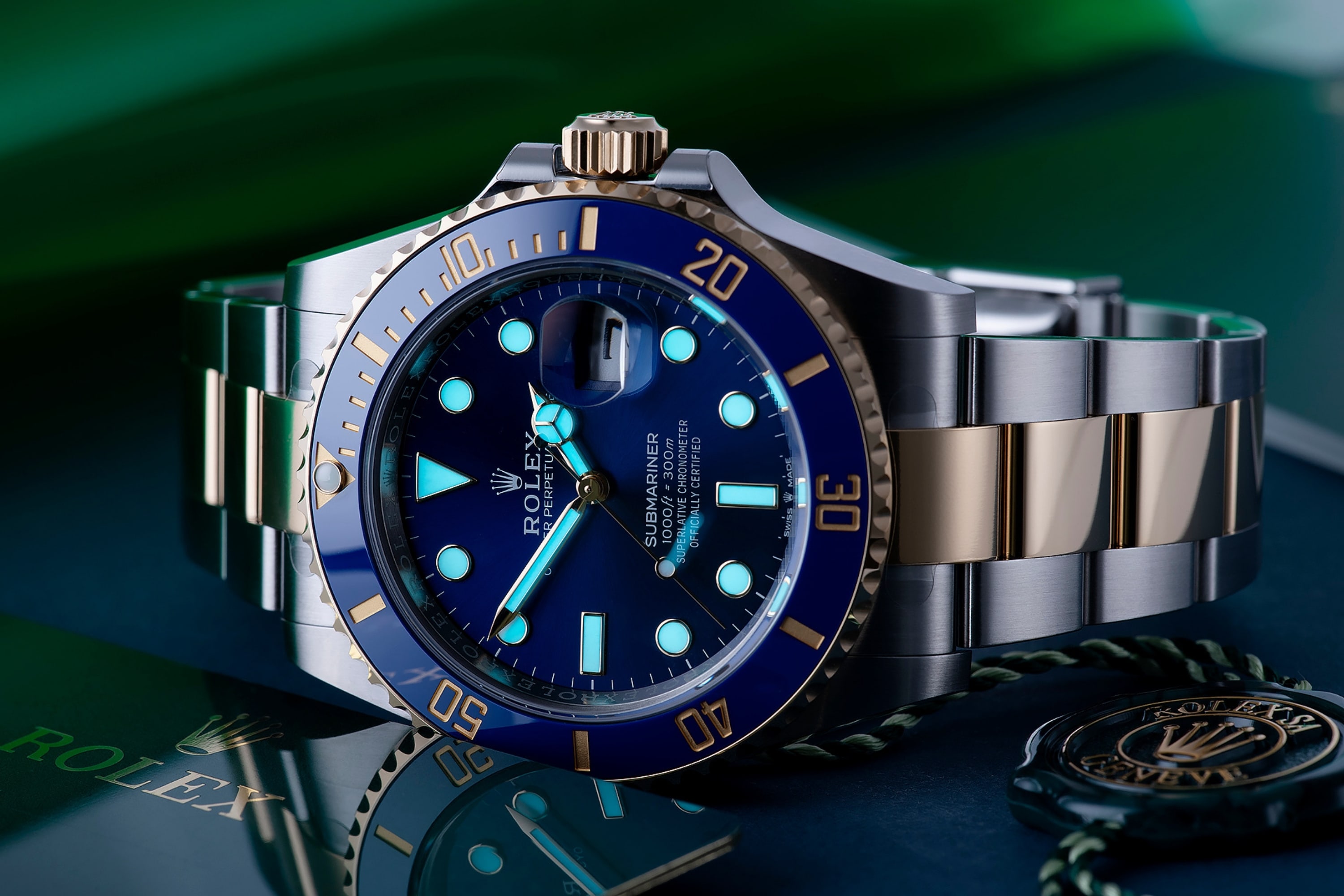Rolex Submariner Two-Tone ref. 126613LB “Bluesy” & 126613LN