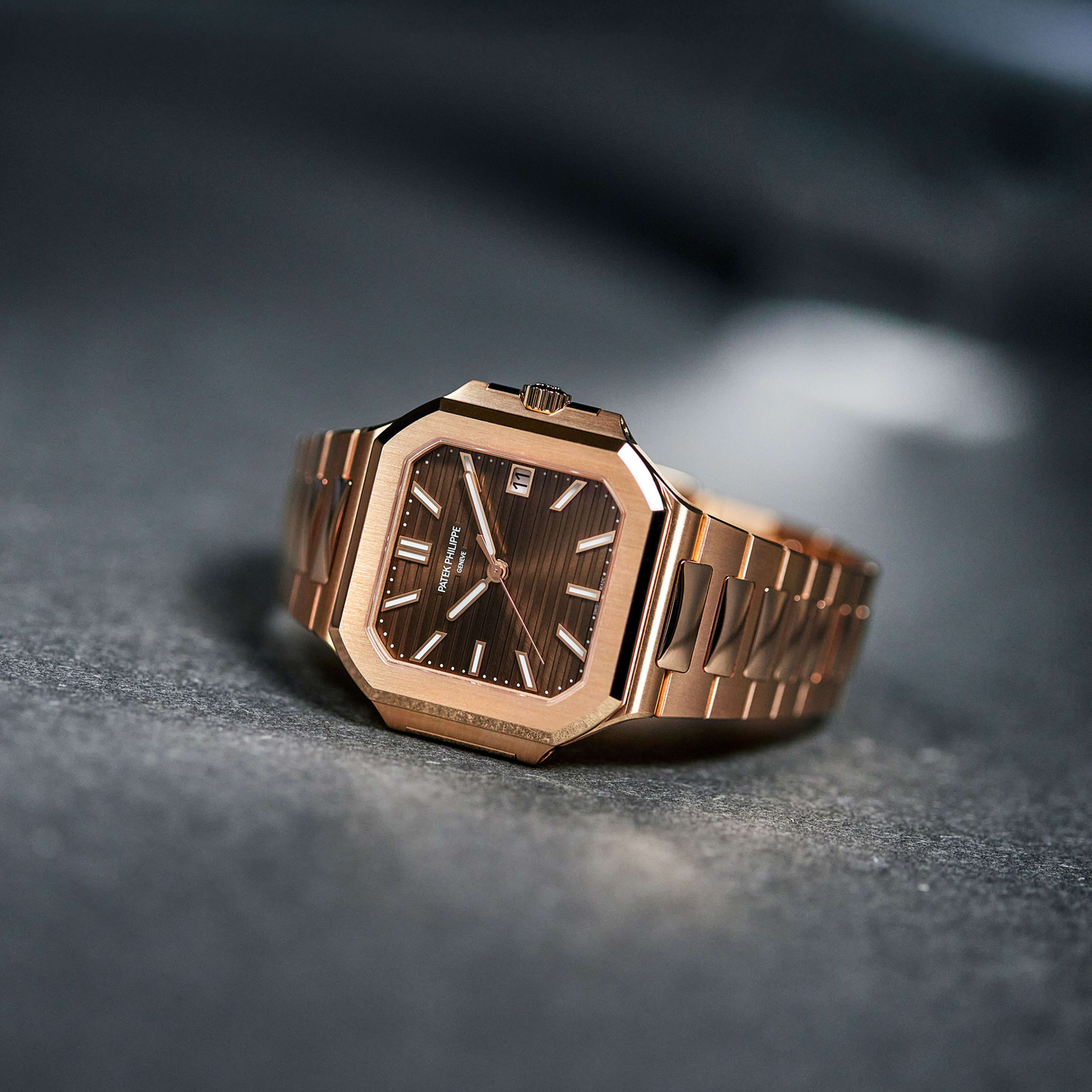 Cubitus Date Rose Gold Brown Dial 40mm Product Image