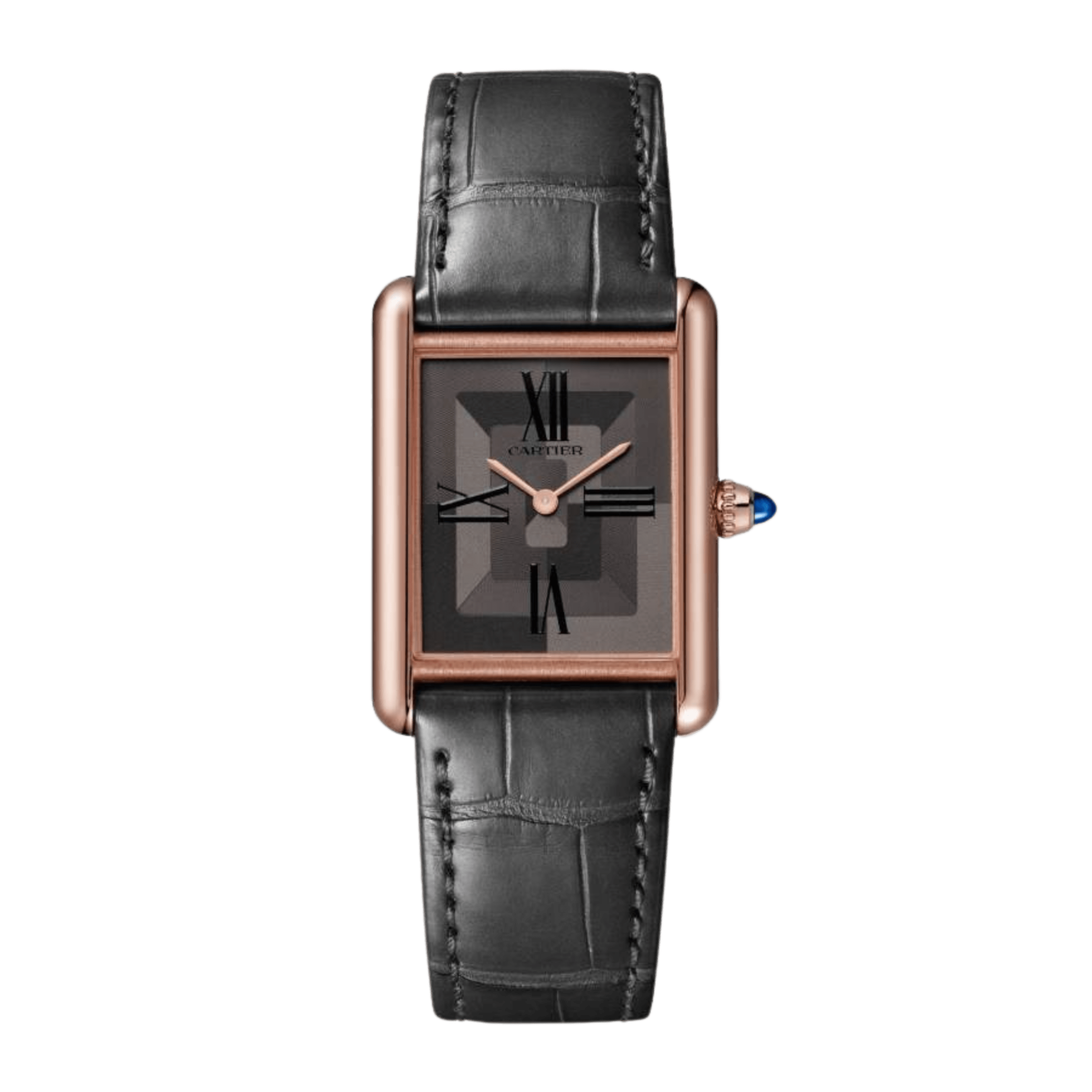 Tank Louis Cartier Rose Gold Grey Dial 25mm Product Image