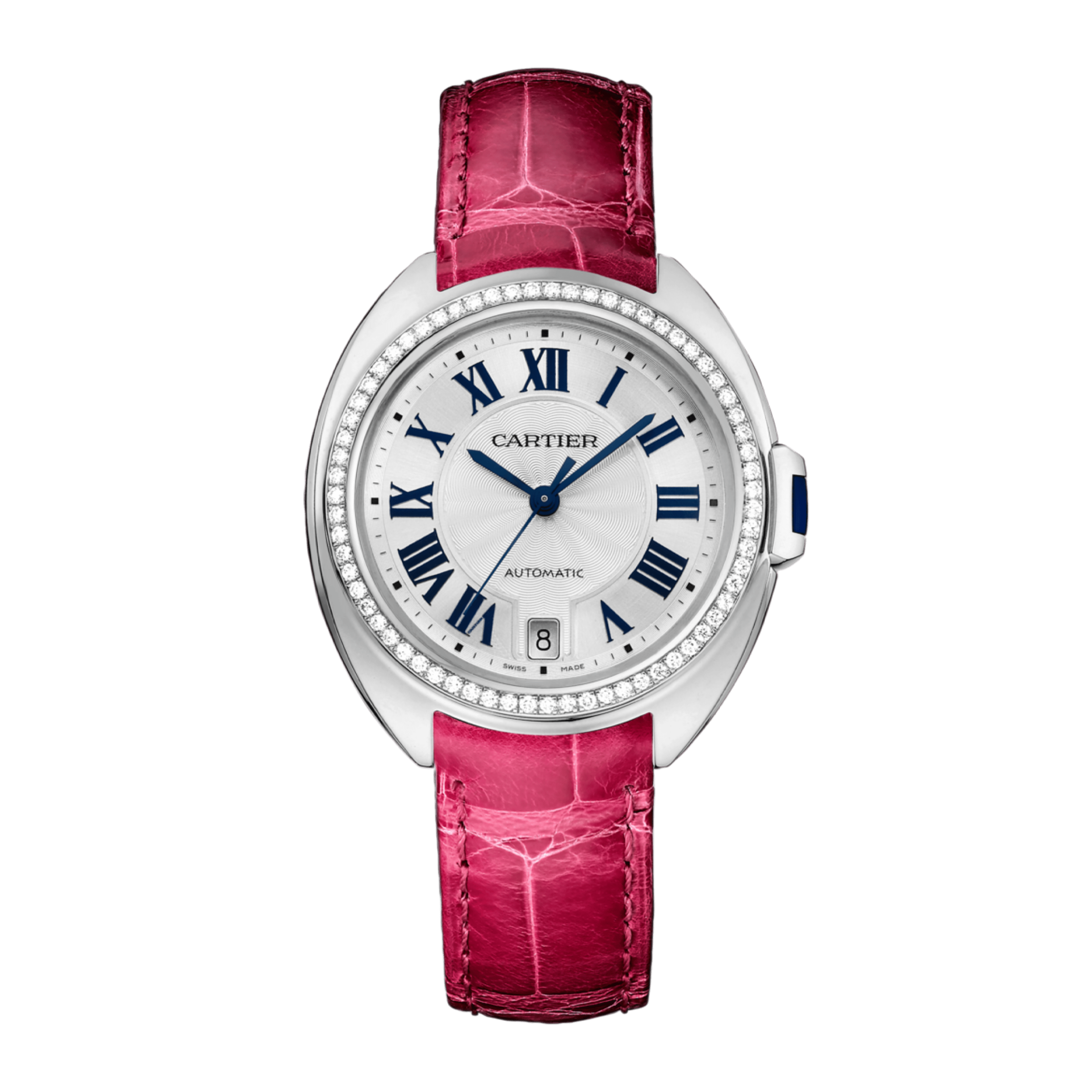 Clé de Cartier White Gold Diamond Silver Dial 35mm Product Image
