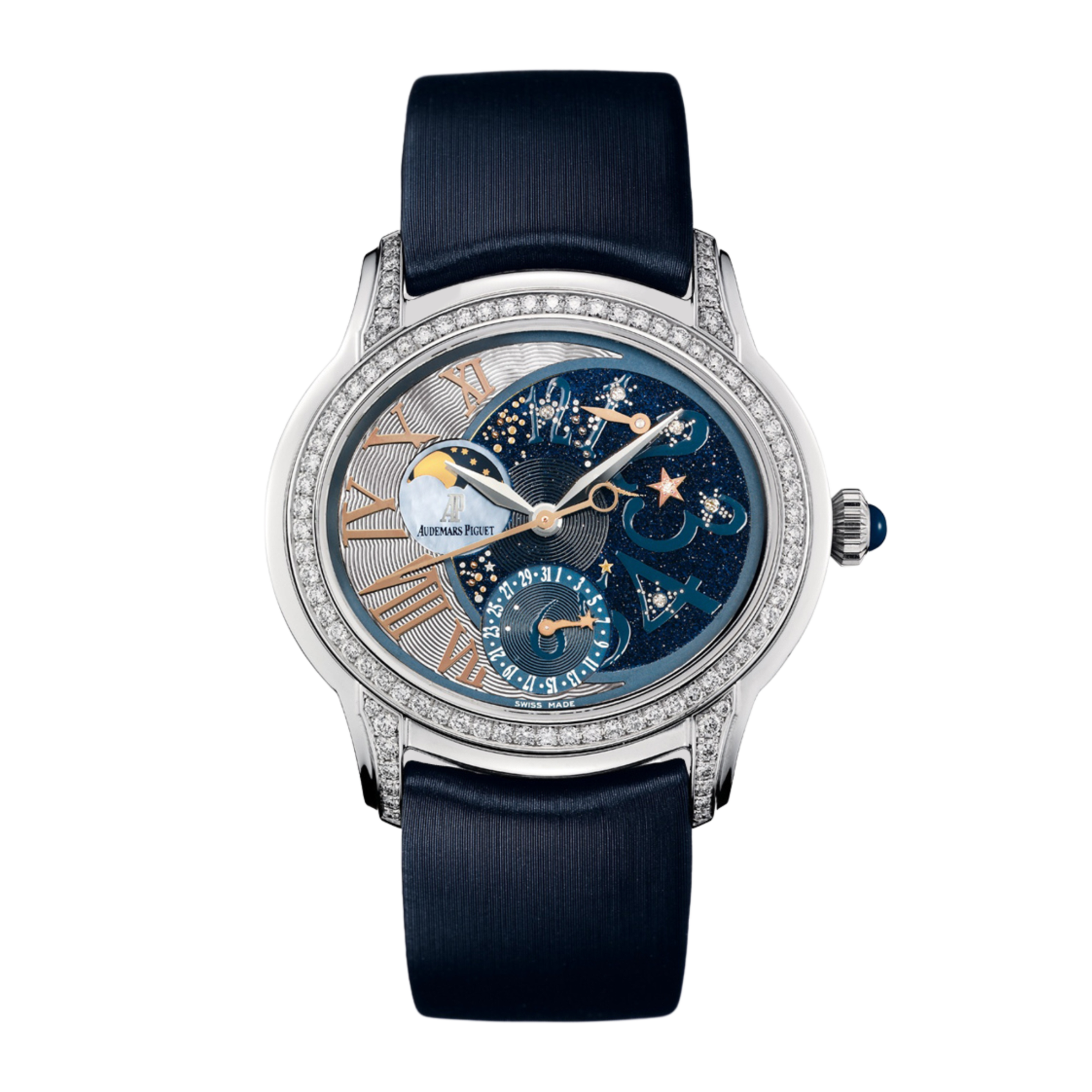 Millenary Starlit Sky White Gold Diamond Blue Dial 40mm Product Image