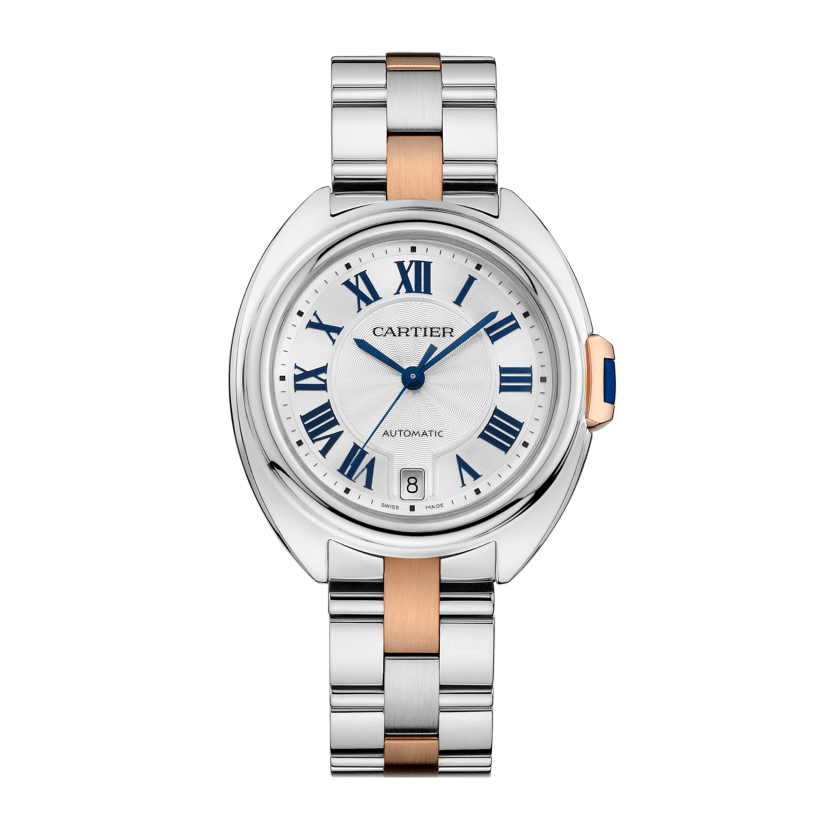 Clé de Cartier Rose Gold & Steel Silver Dial 35mm Product Image