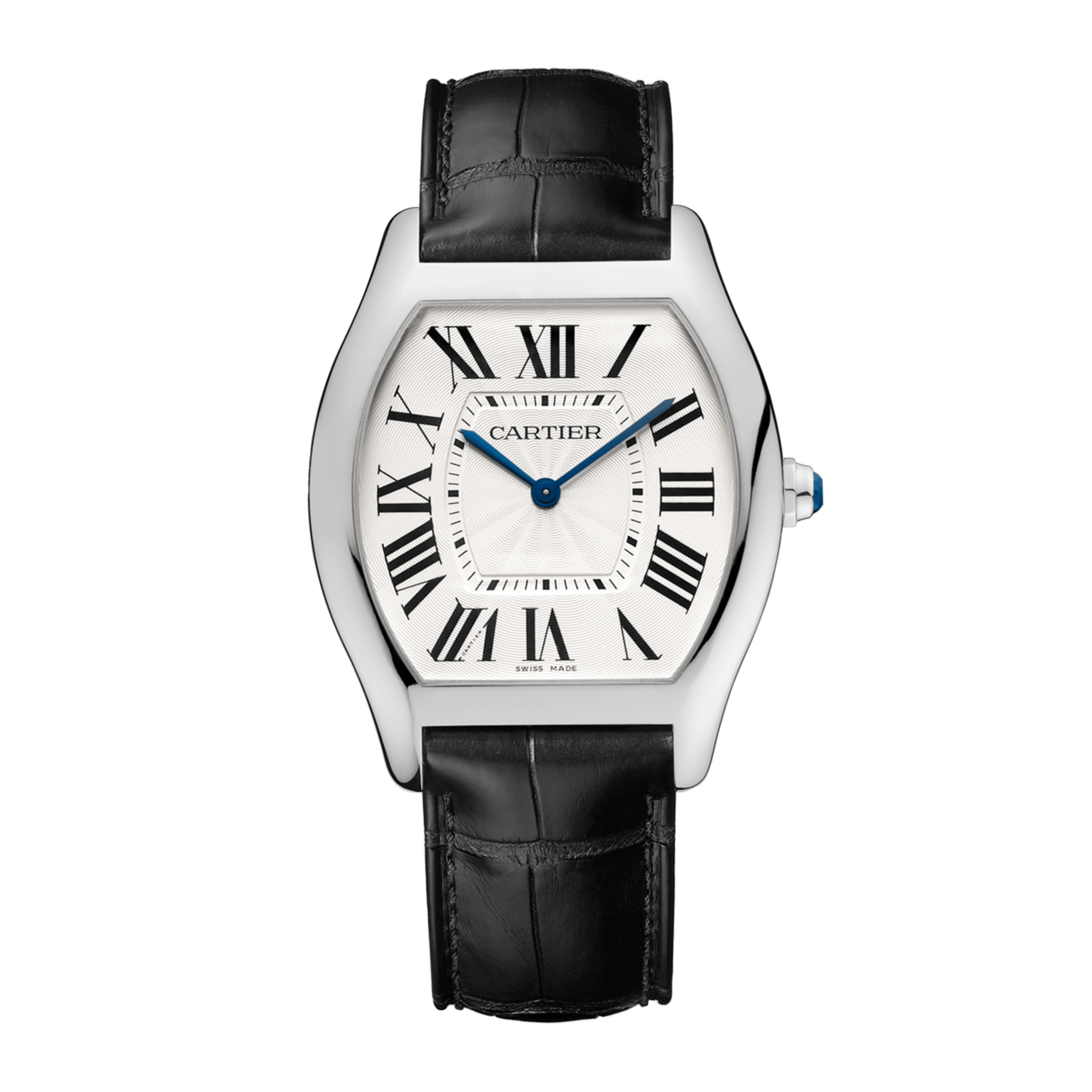 Tortue Extra Flat White Gold Silver Dial 34mm Product Image
