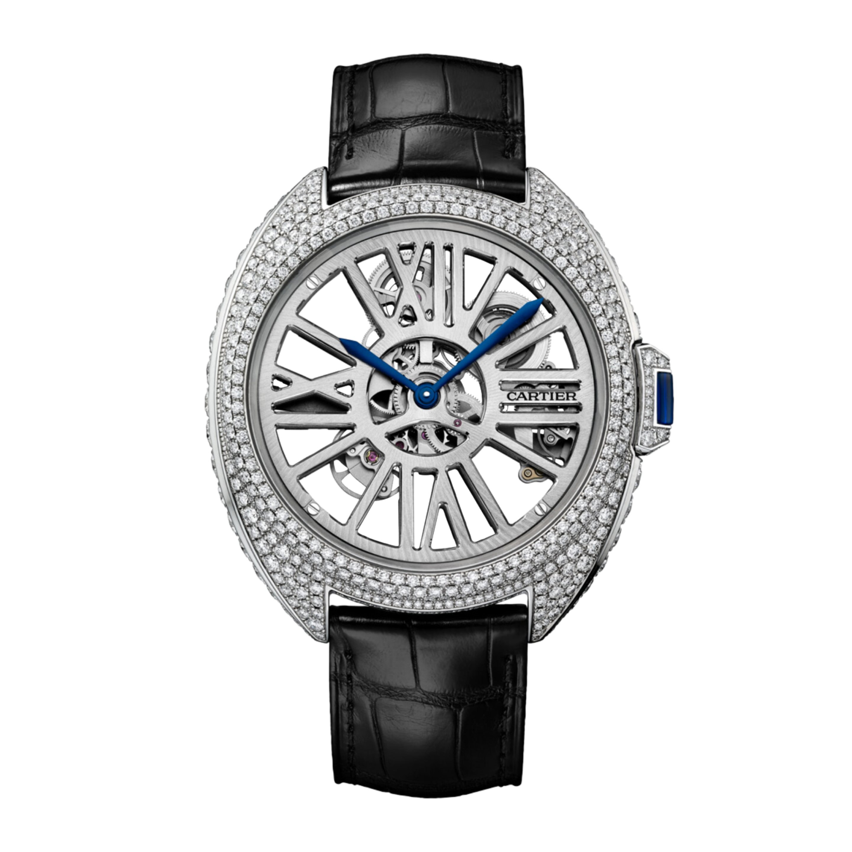 Clé de Cartier Palladium Diamond Skeleton Dial 41mm Product Image