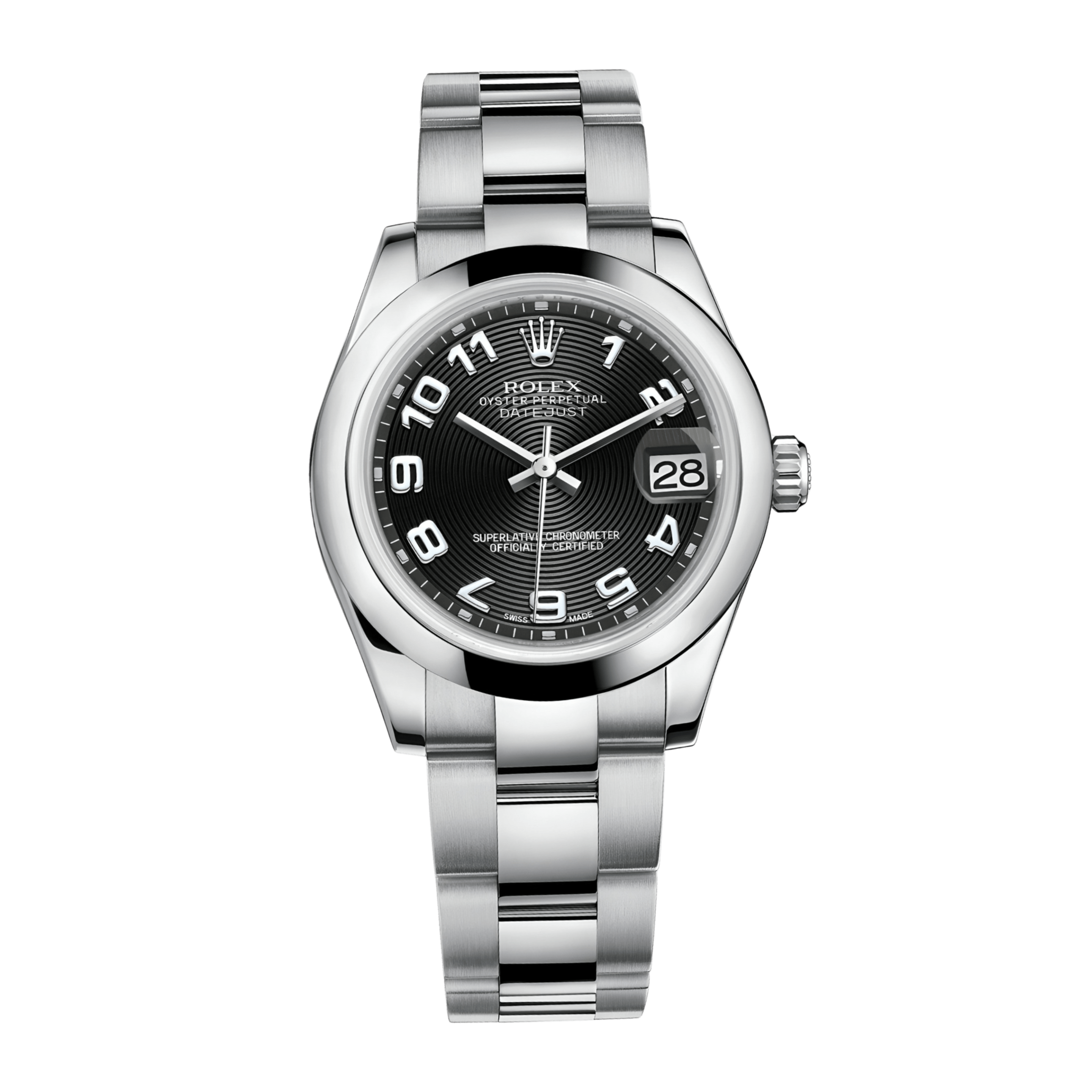 Datejust Steel Black Dial 31mm Product Image