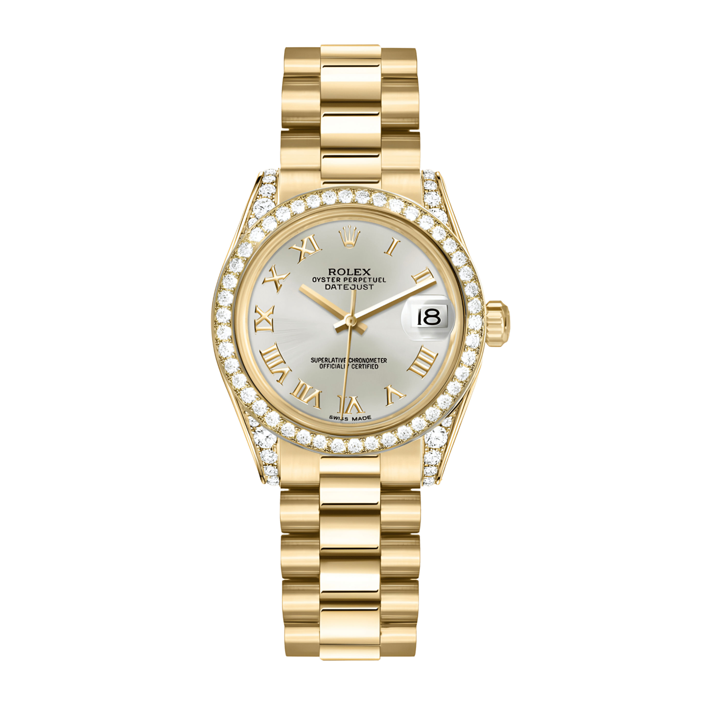 Datejust Yellow Gold Diamond Grey Dial 31mm Product Image