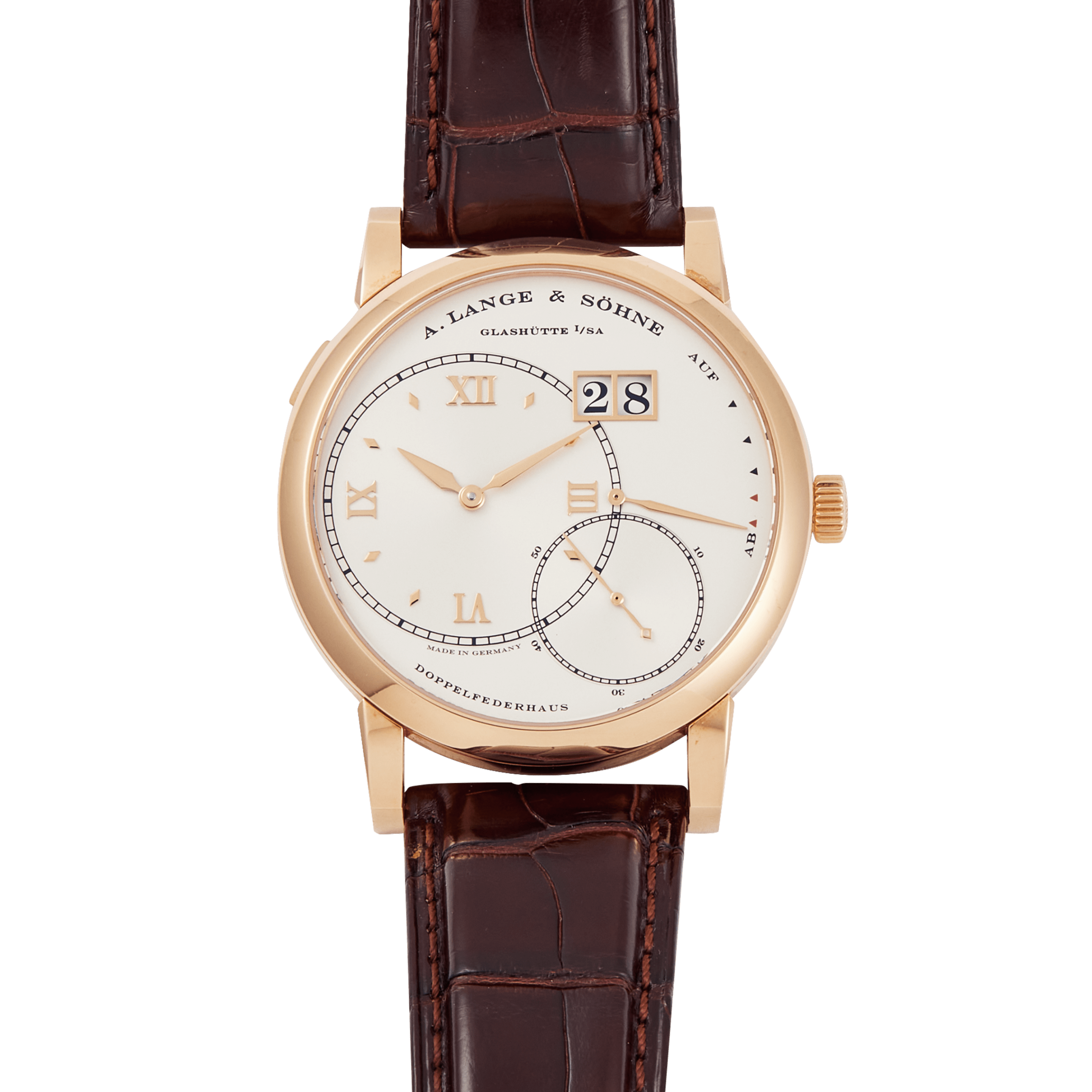 Lange 1 Rose Gold Silver Dial 41mm Product Image