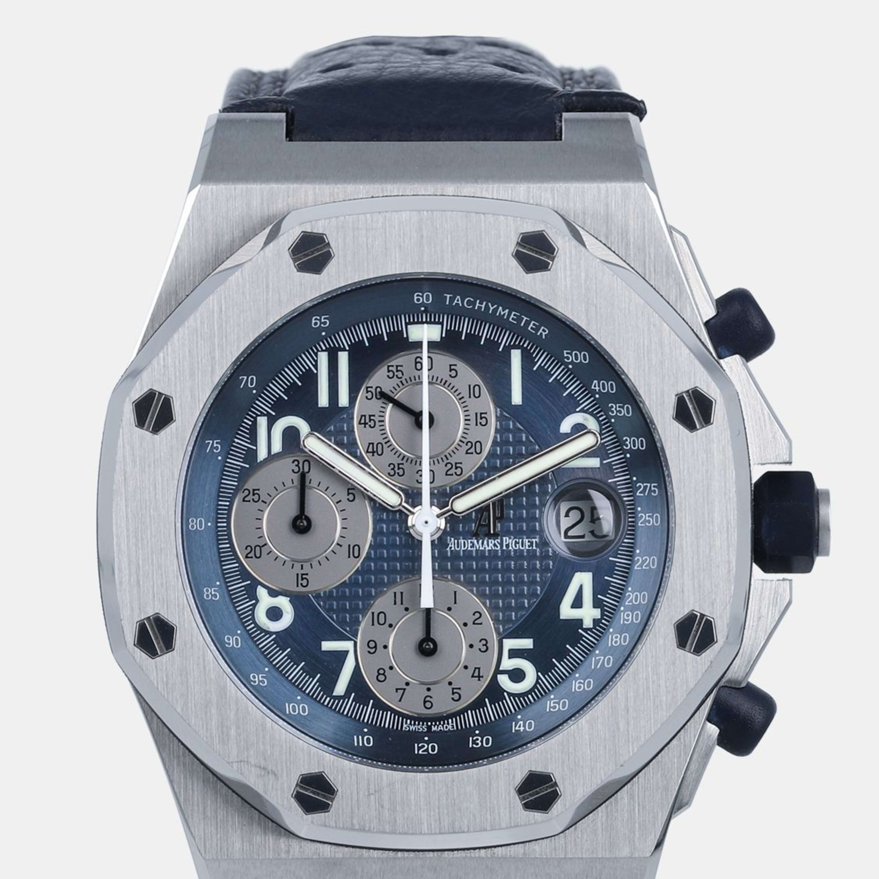 Audemars Piguet Royal Oak Offshore Chronograph Steel Blue Dial
