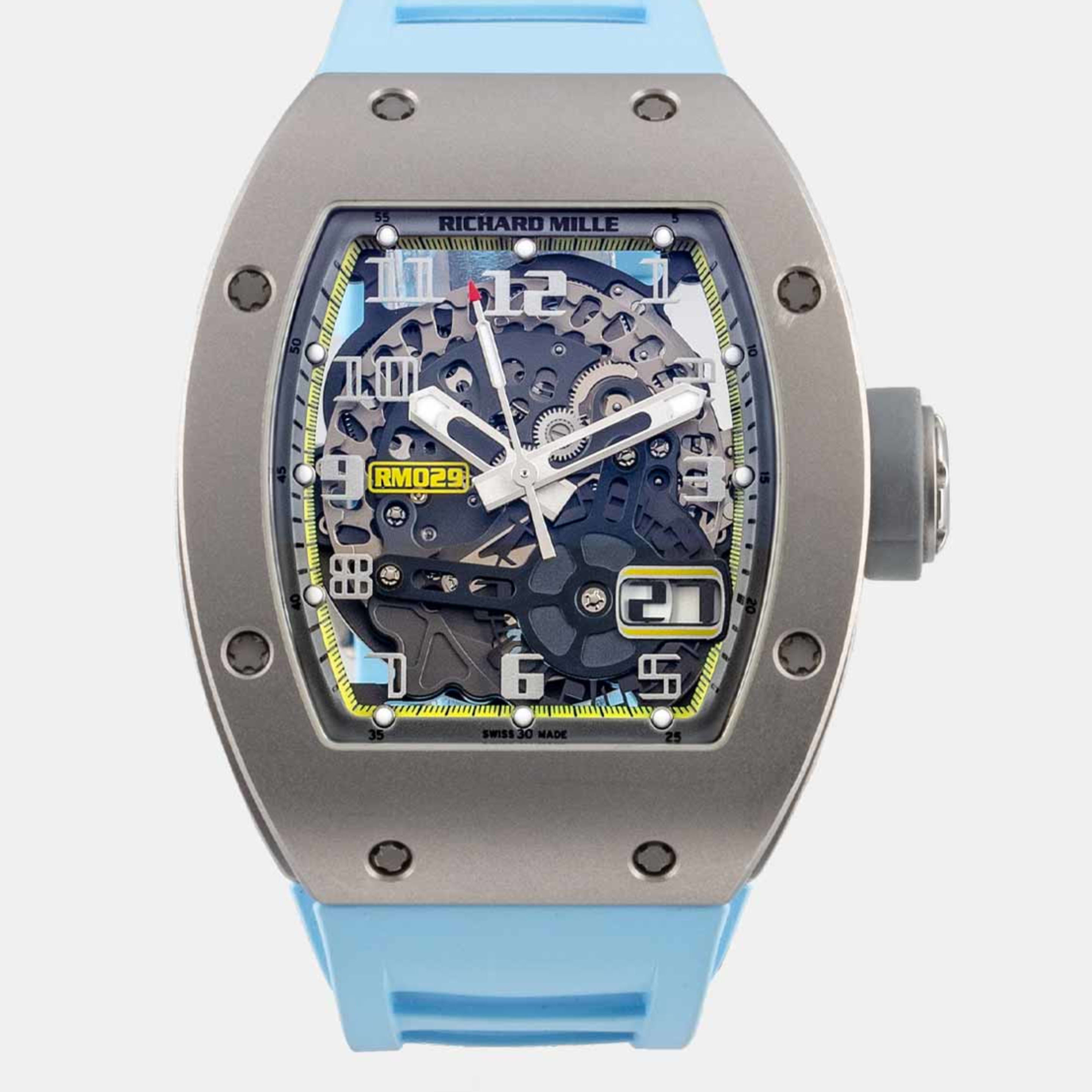RM 029 All-Grey Boutique Edition "Yellow Flash" 48mm Product Image