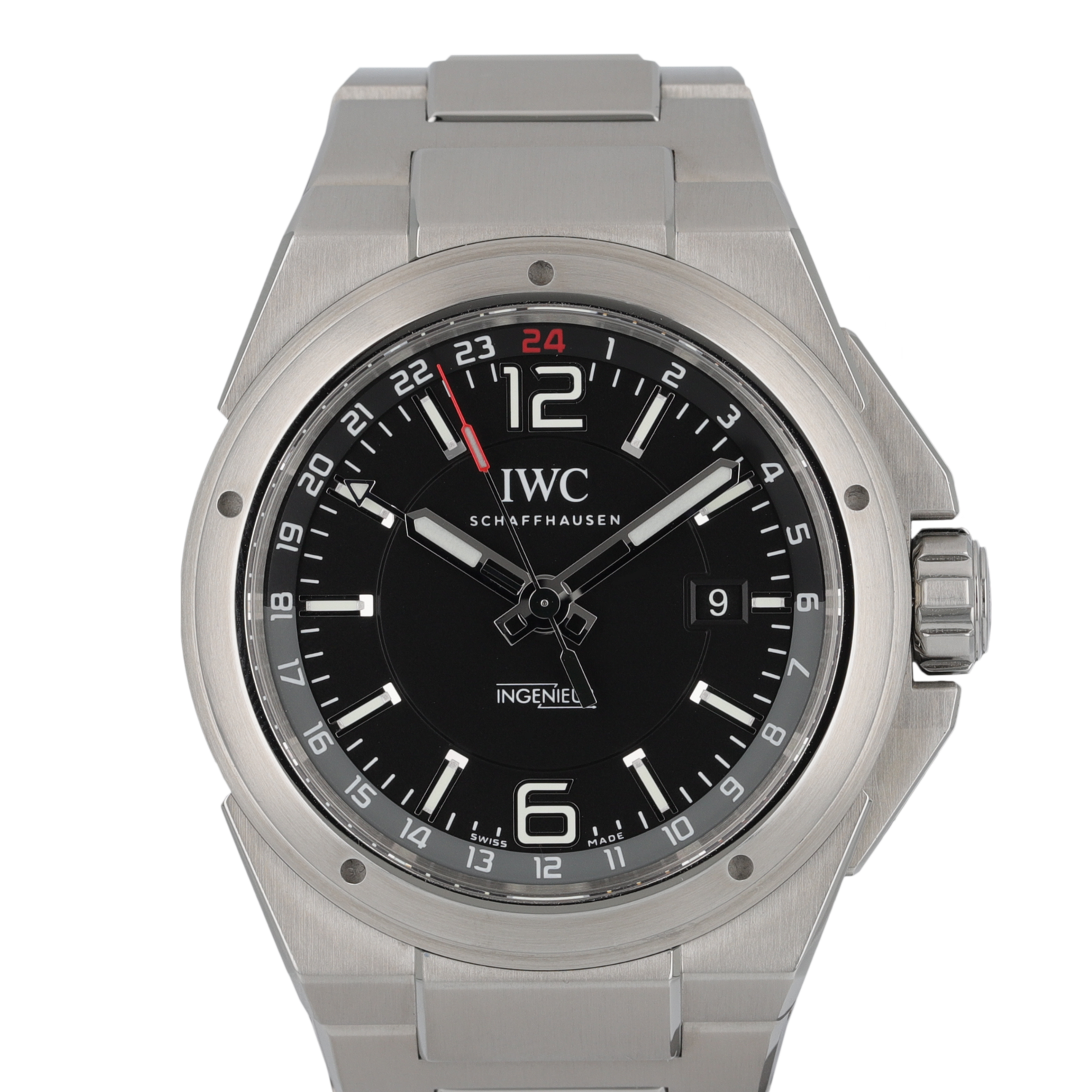 Ingenieur Dual Time Steel Black Dial 43mm Product Image