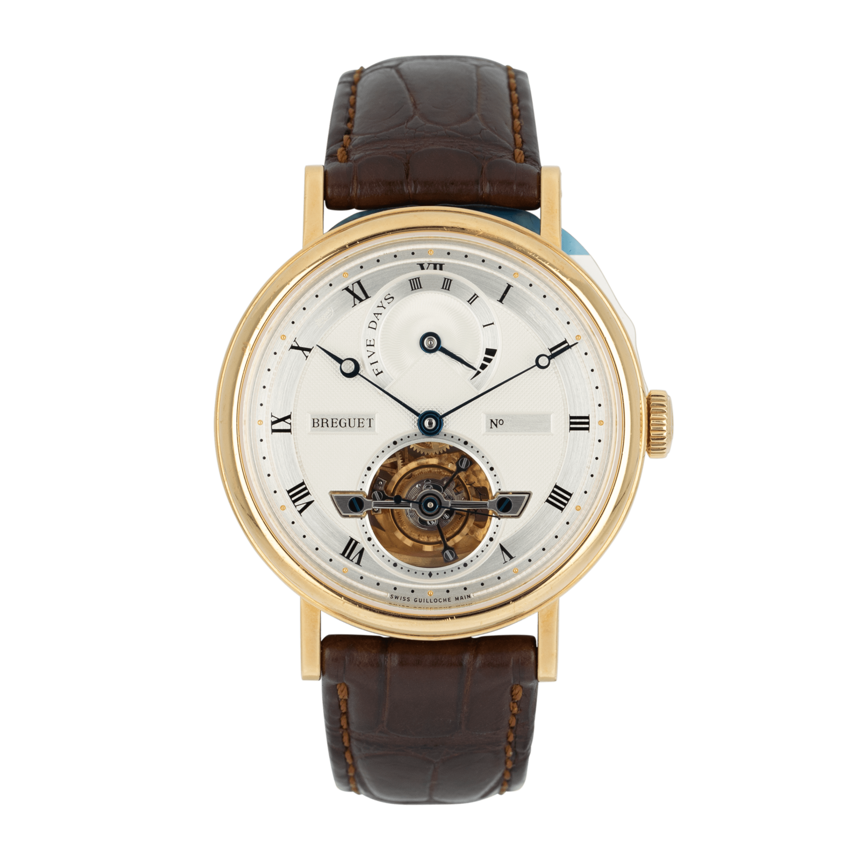 Classique Complications Classique Tourbillon Yellow Gold Silver Dial 40mm Product Image