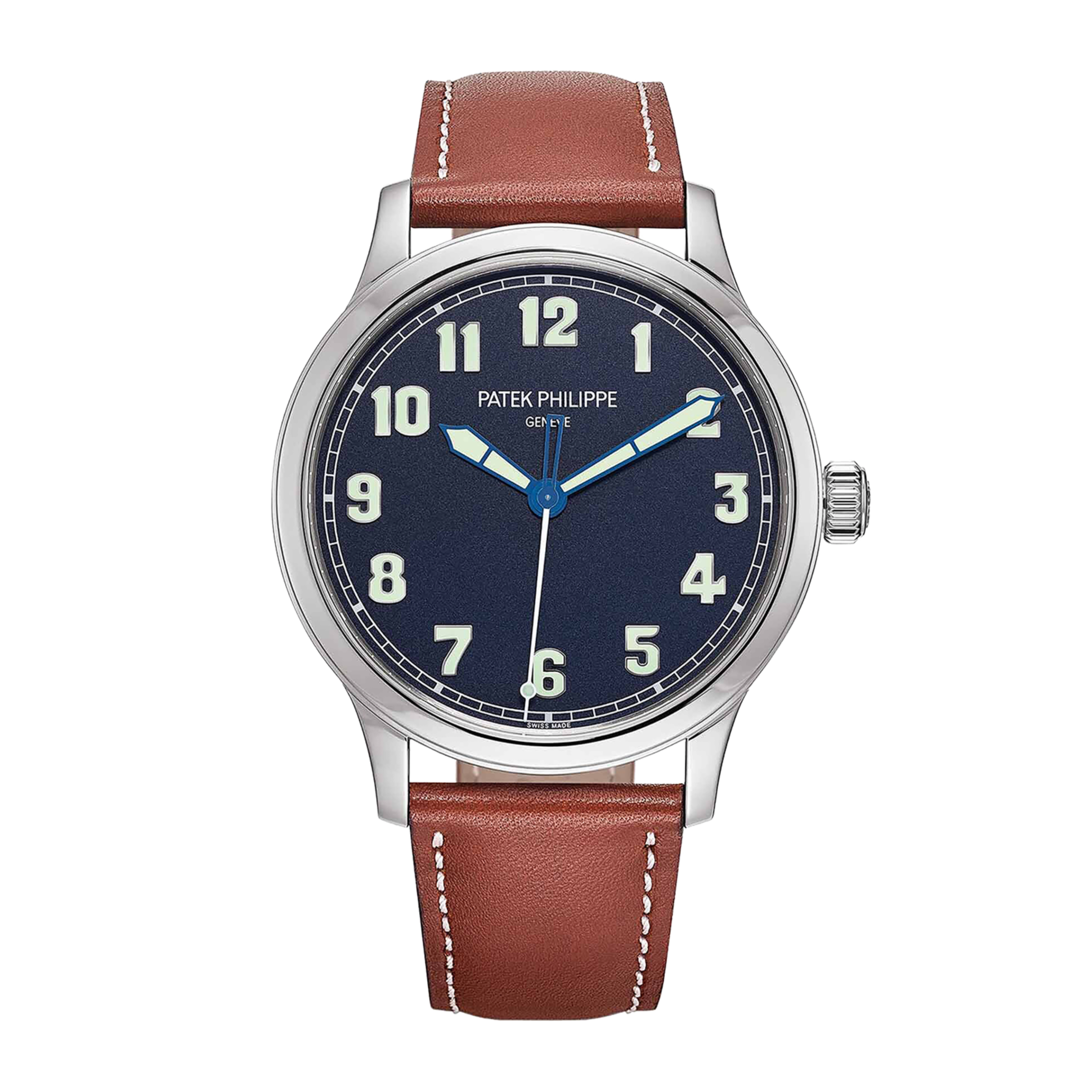 Patek Philippe Calatrava Pilot Steel Blue Dial 42mm 5522A-001