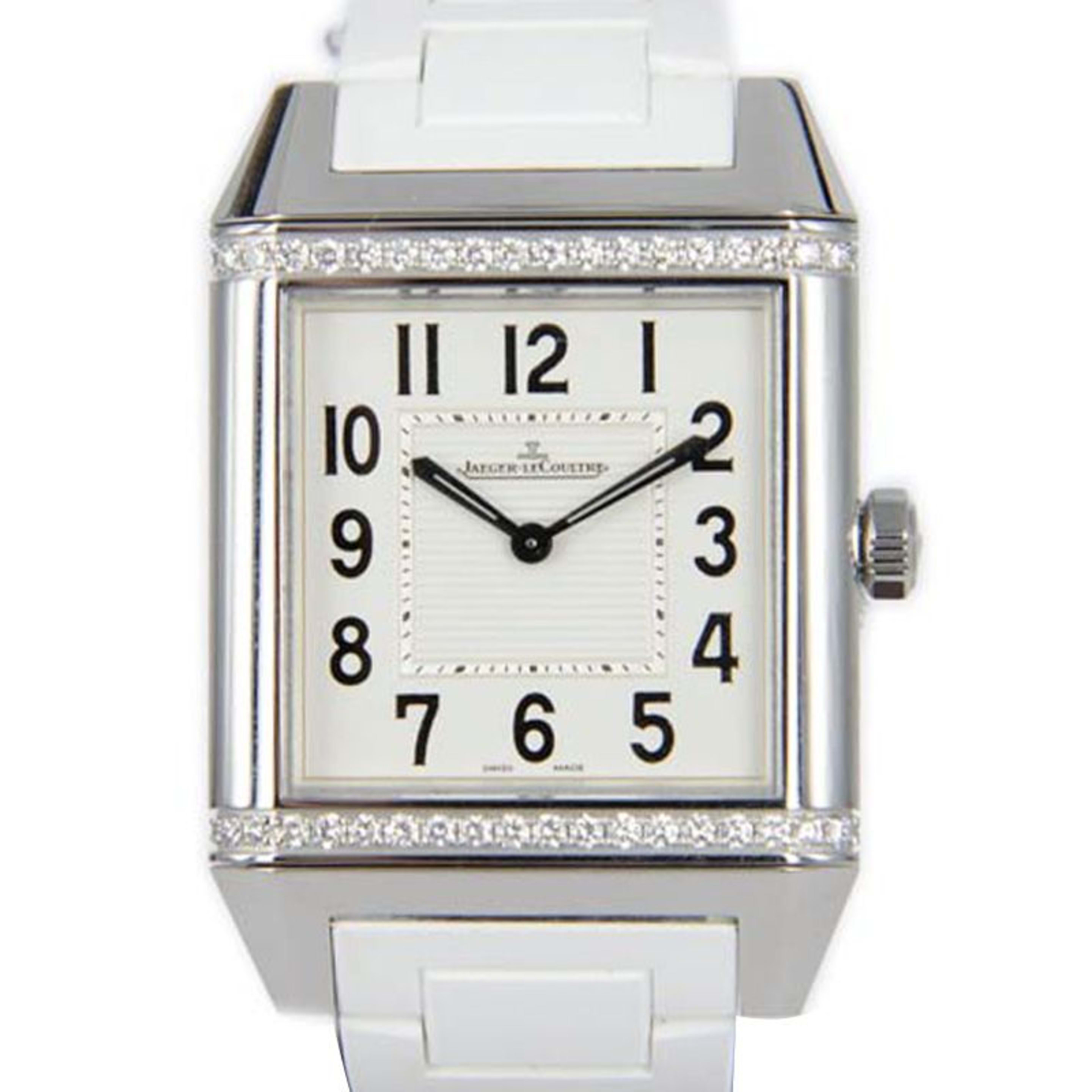 Reverso Squadra Classique Steel Diamond Silver Dial 31mm Product Image