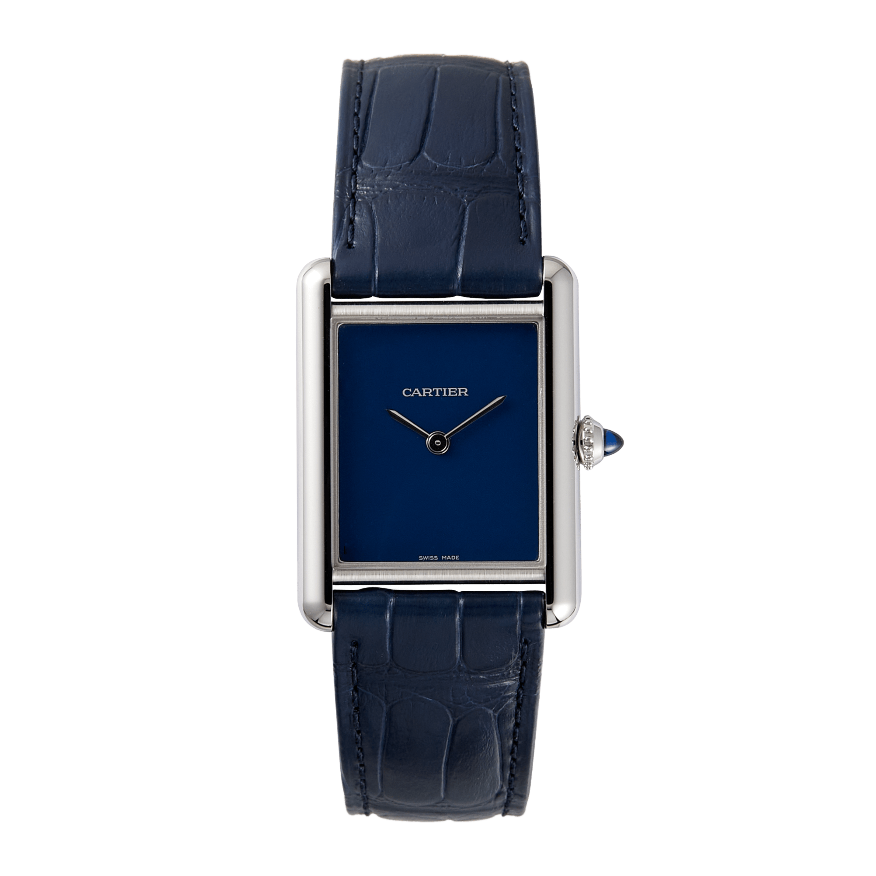 Must de Cartier Steel Blue 25mm Product Image