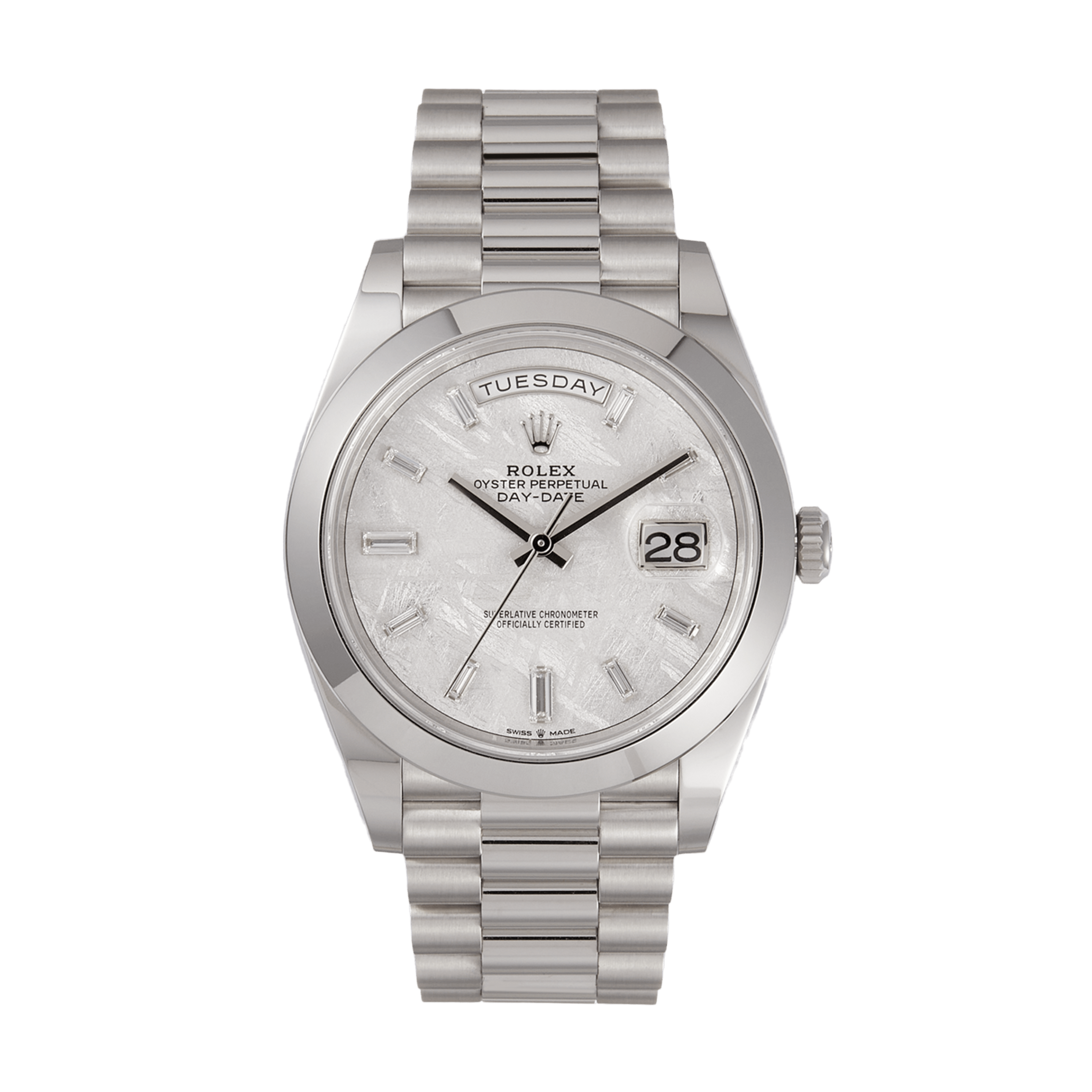 Day-Date Platinum Diamond Meteorite Dial 40mm Product Image