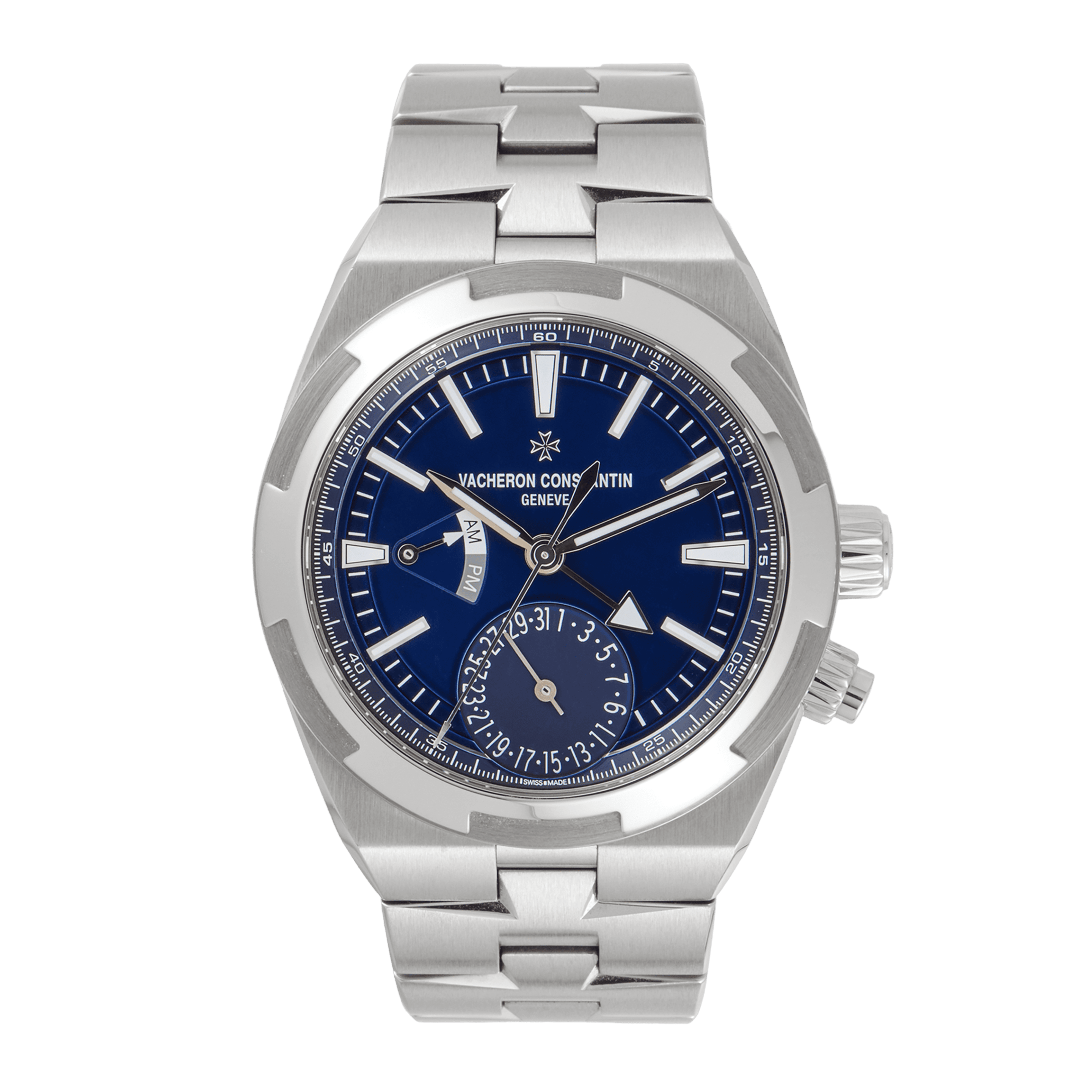 Overseas Dual Time Steel Blue Dial 41mm Product Image