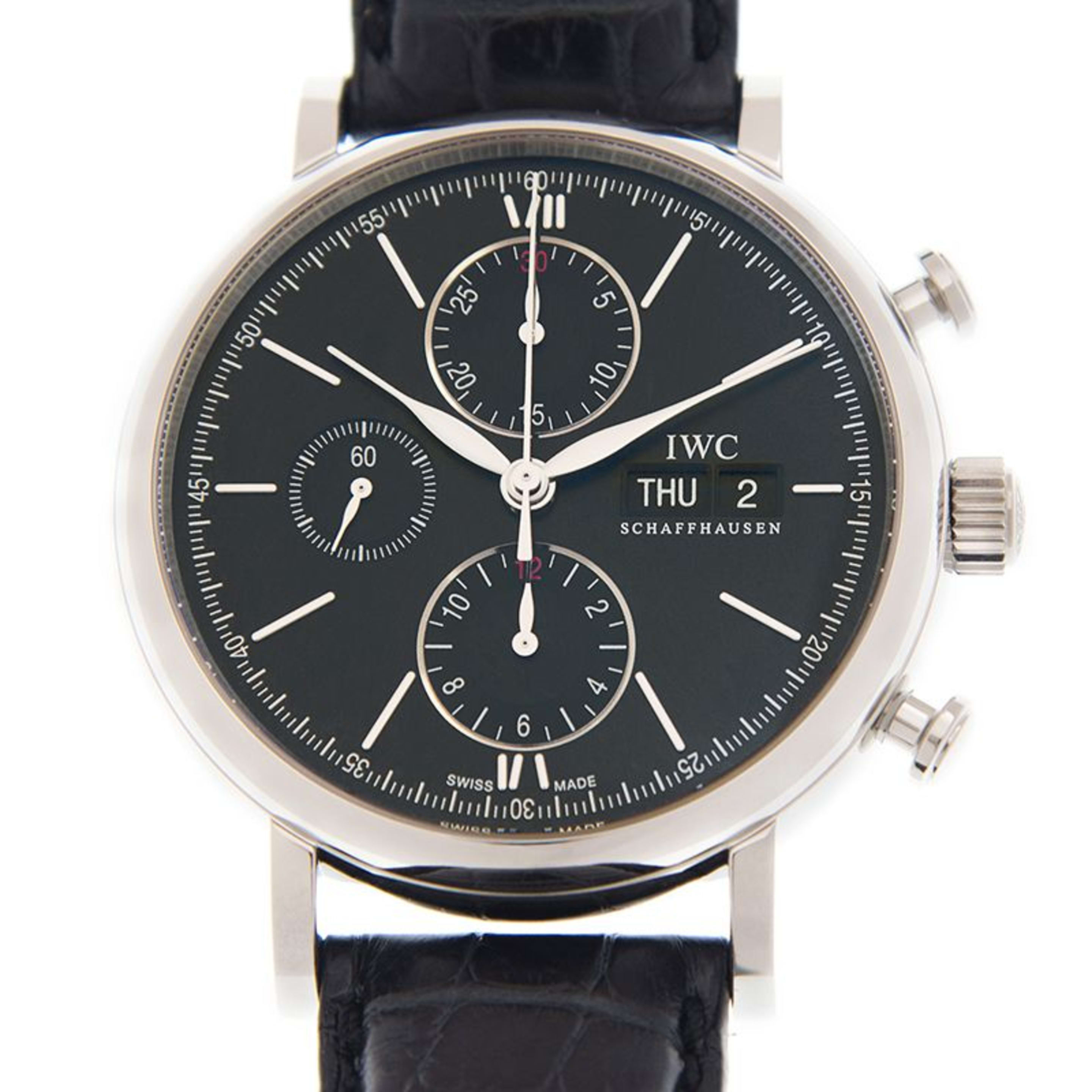 Portofino Steel Chronograph Black Dial 42mm Product Image
