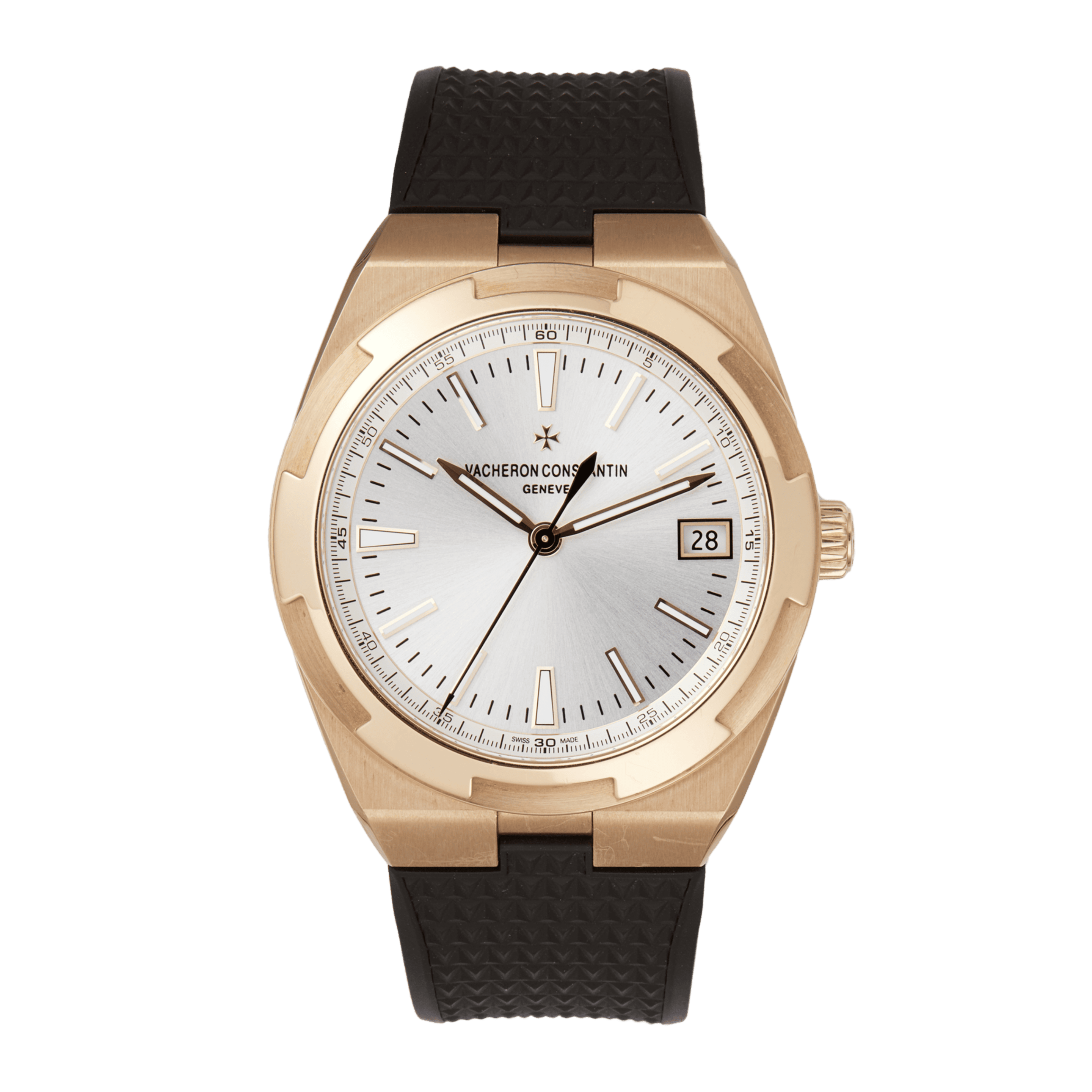 Overseas Date Rose Gold Silver Dial 41mm Product Image