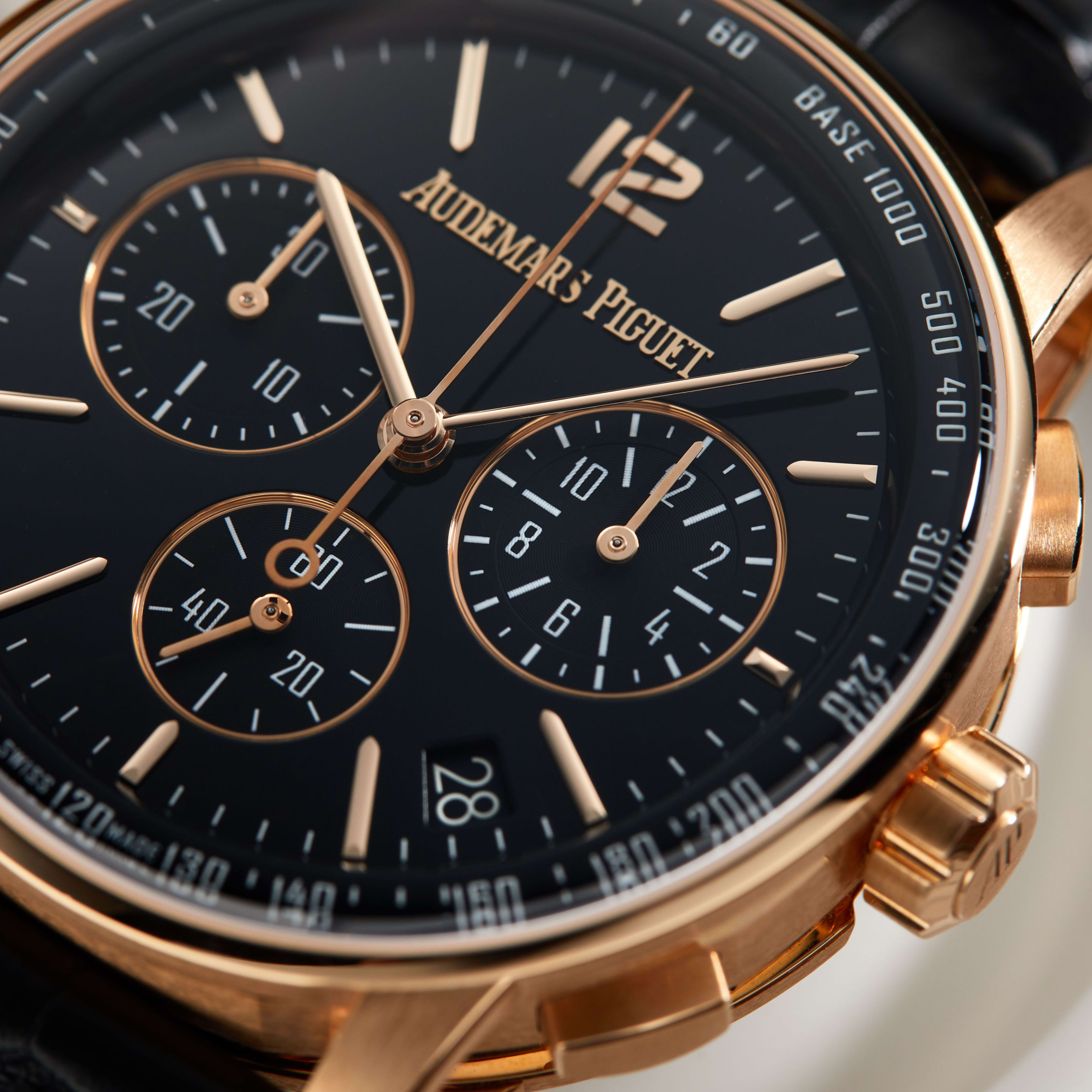 Code 11.59 Chronograph Rose Gold Black Dial 41mm Product Image