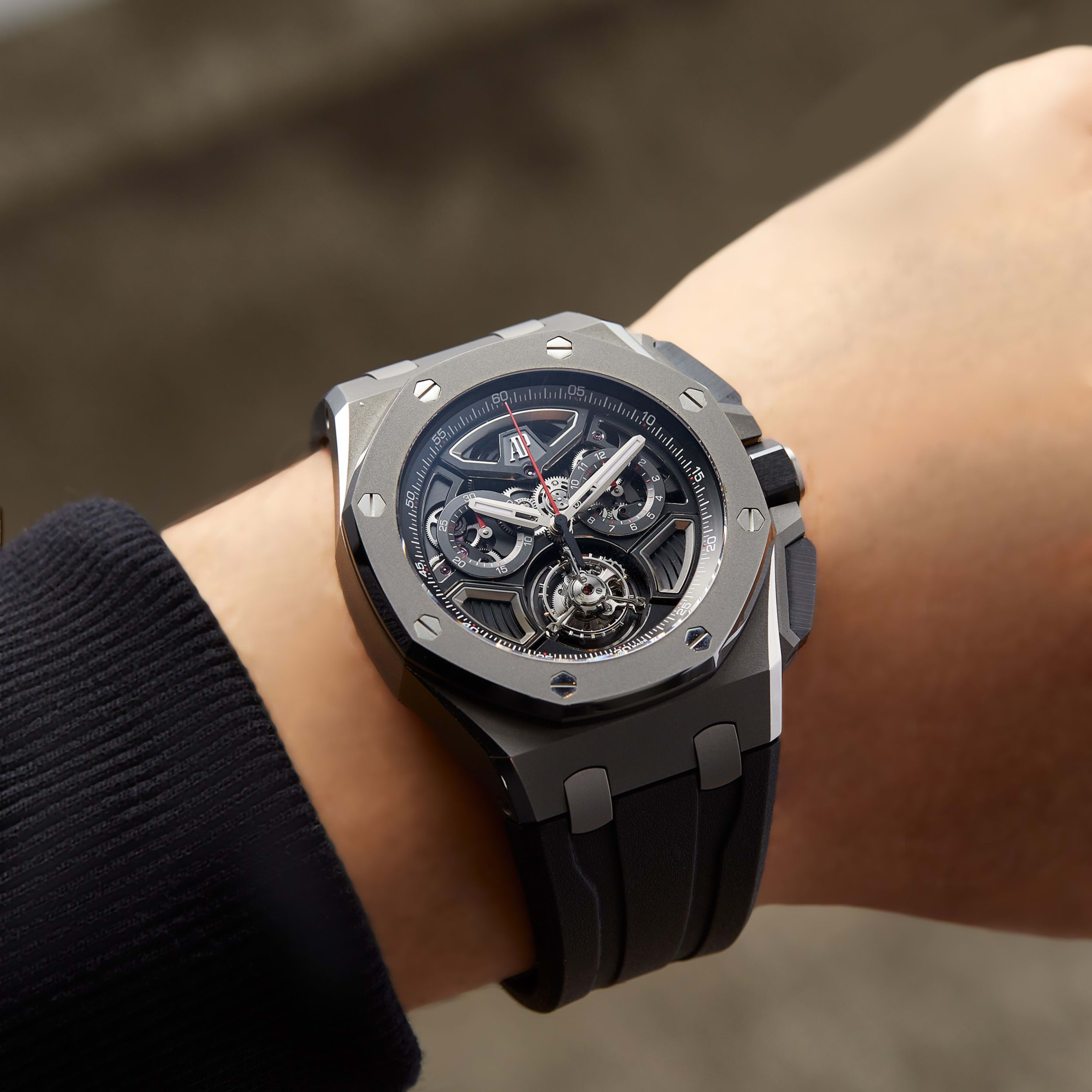 Royal Oak Offshore Flying Tourbillon Chronograph Titanium Skeleton Dial 43mm Product Image