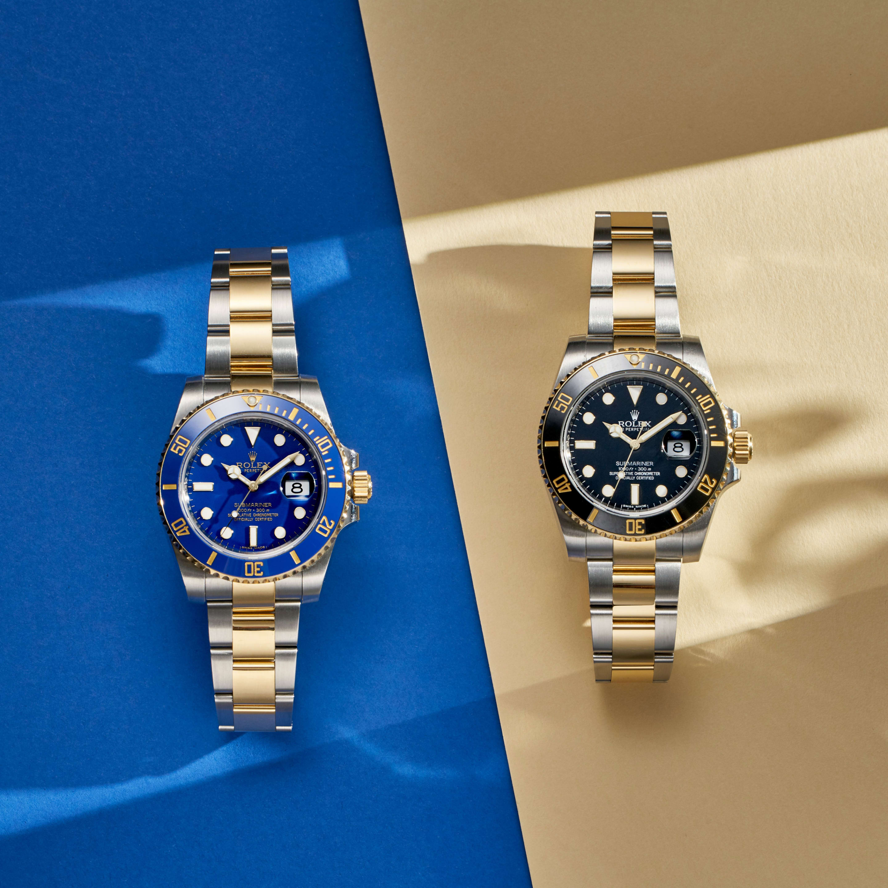 Submariner  Date Yellow Gold & Steel Blue Dial 40mm Product Image