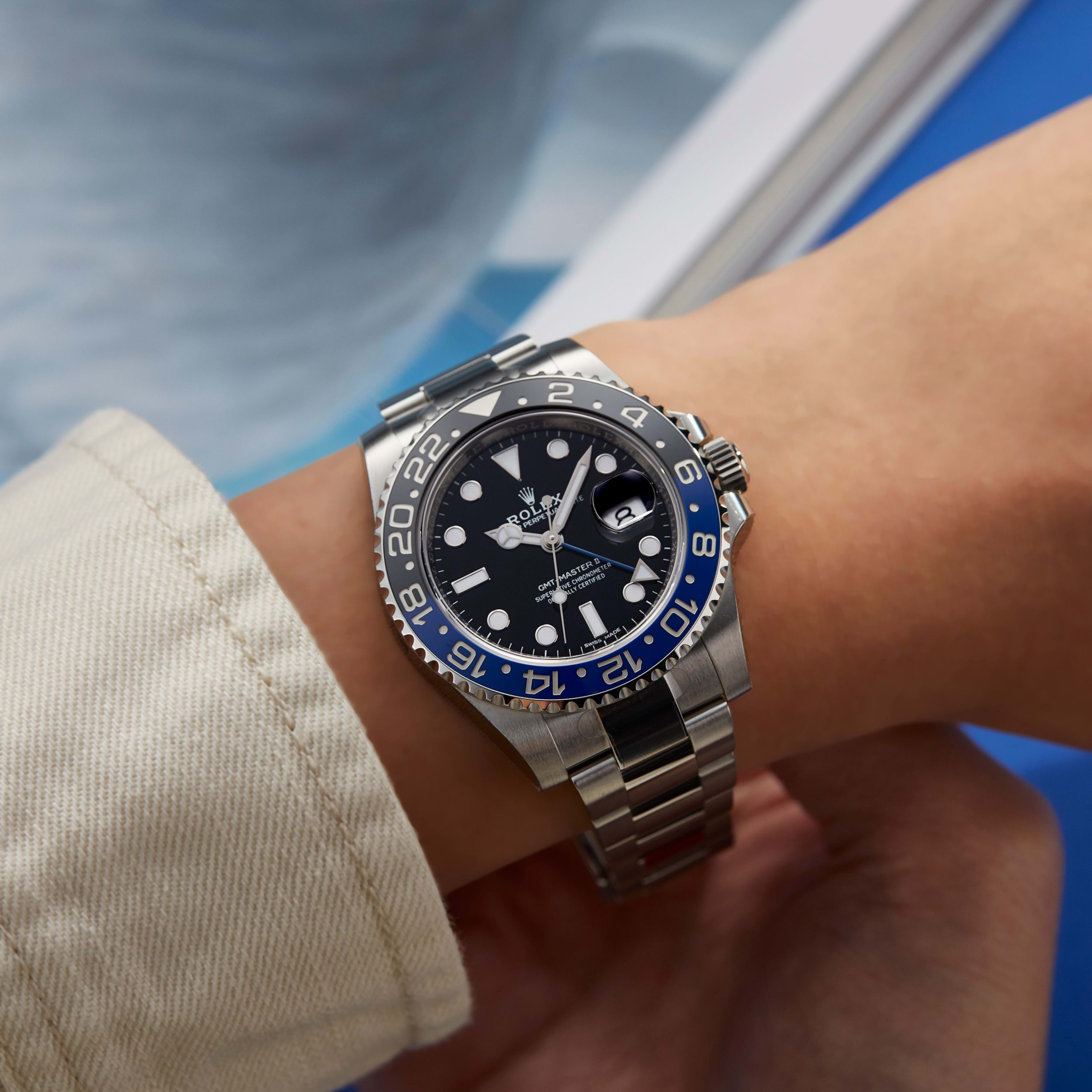 GMT-Master II Steel Black Dial "Batman" 40mm Product Image