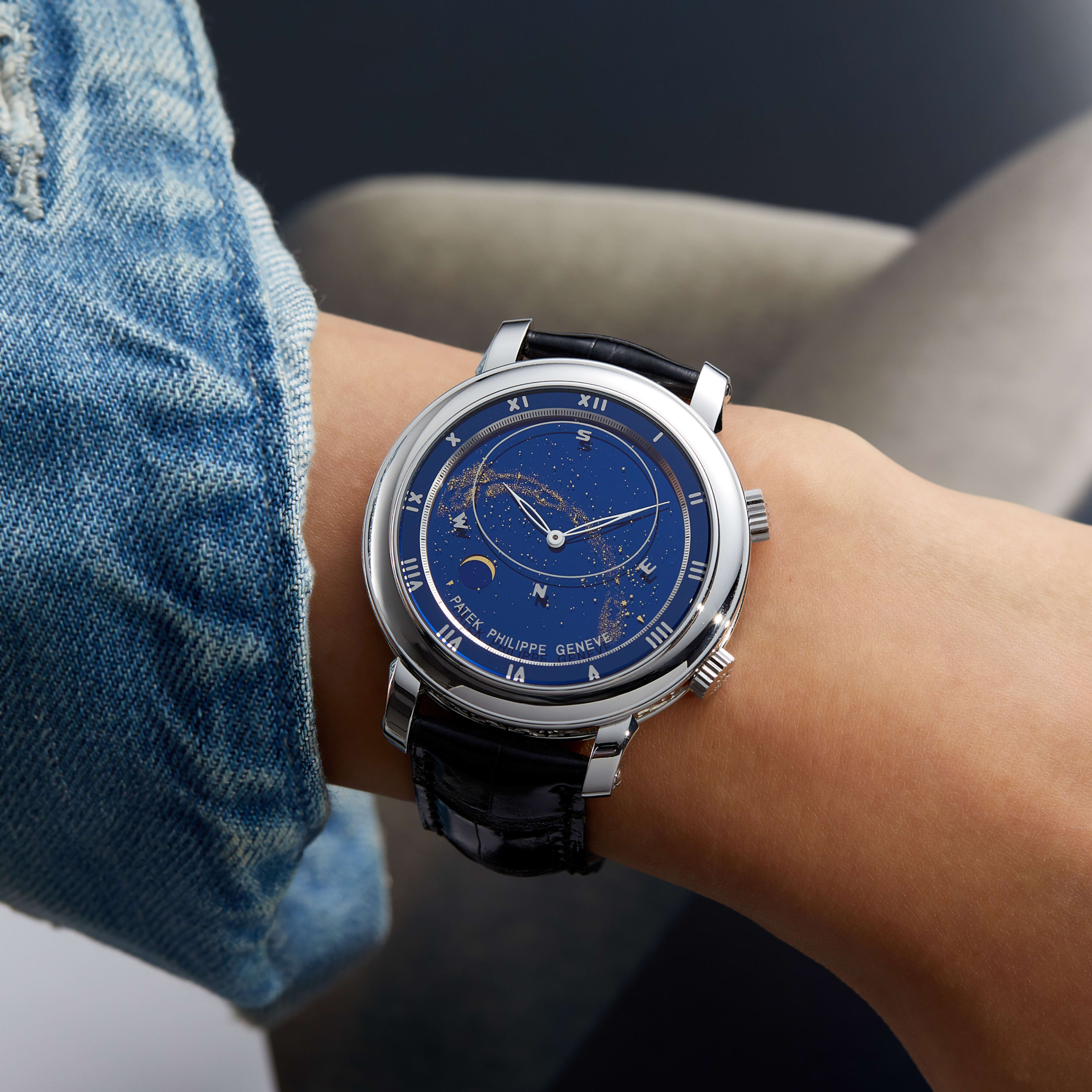 Patek Philippe Grand Complications Sky Moon Celestial White Gold