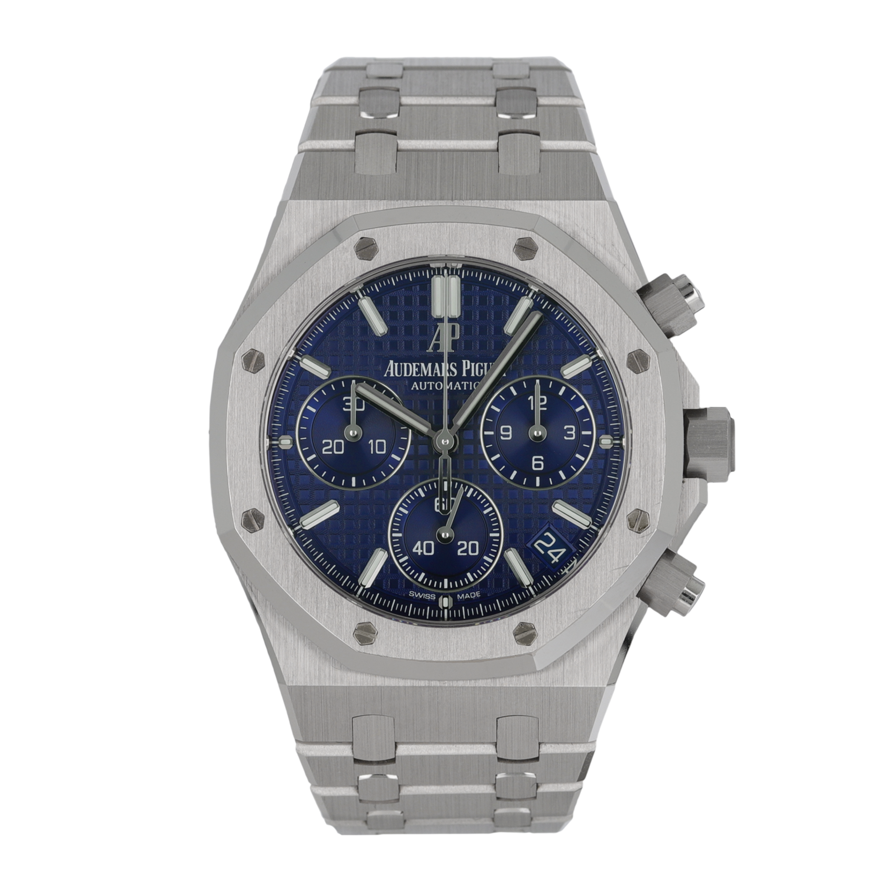 Royal Oak Chronograph White Gold Blue Dial 41mm Product Image