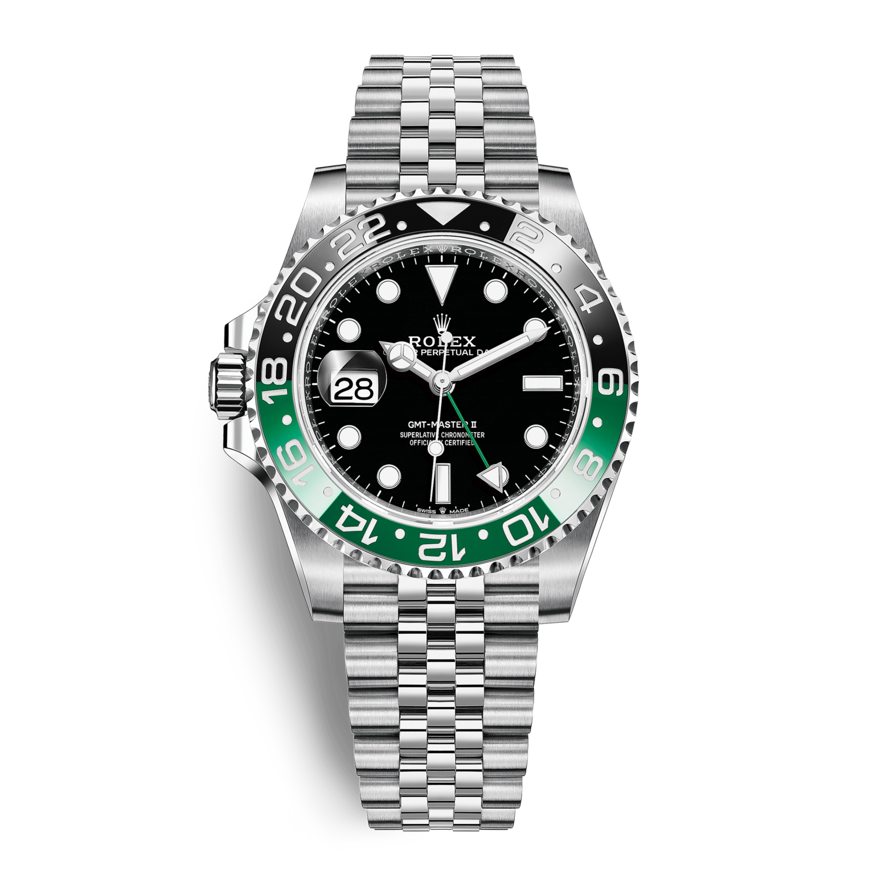 GMT-Master II Steel Jubilee Black Dial "Sprite" 40mm Product Image