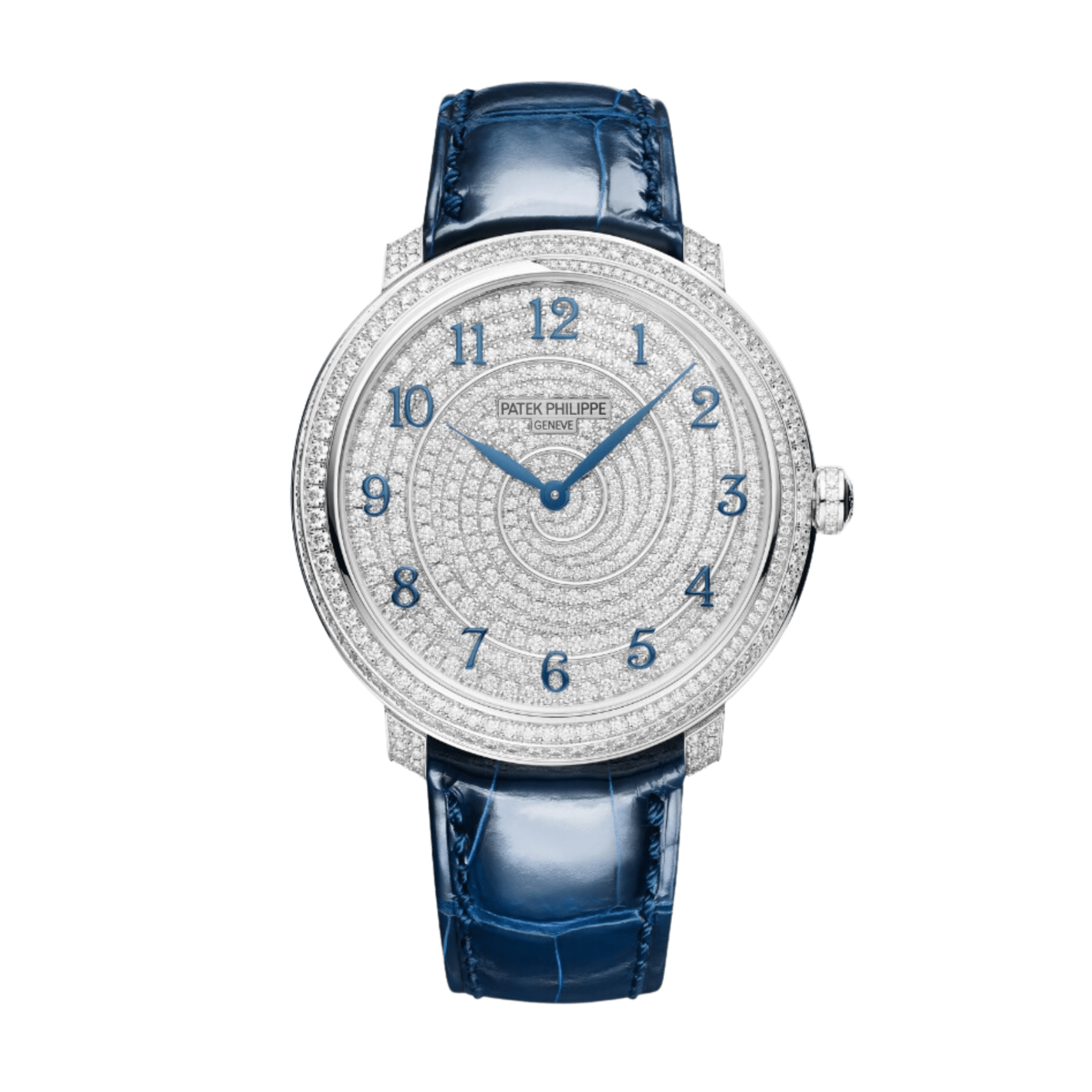 Calatrava Ribbon Joaillerie White Gold Diamond Pave Dial 36mm Product Image