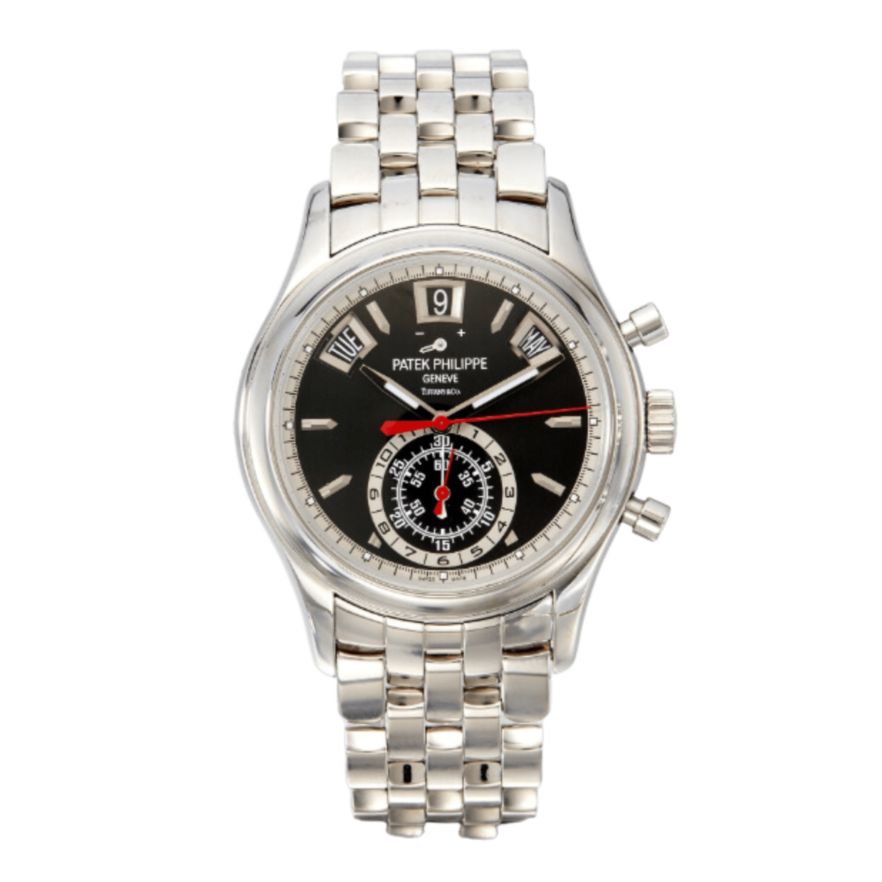 Complications Annual Calendar Chronograph Steel Black Dial 40mm Product Image