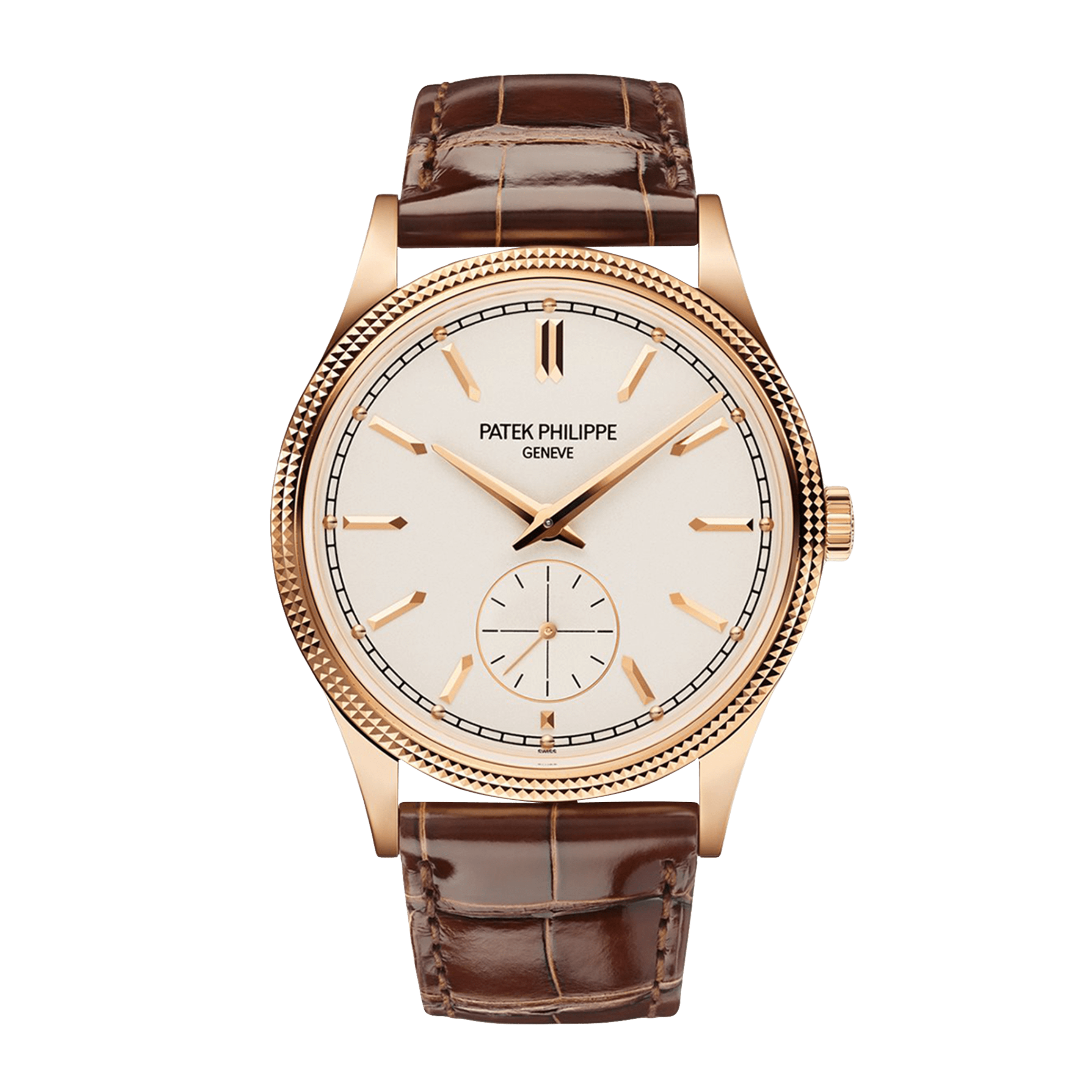 Calatrava Rose Gold Silver Dial 39mm Product Image