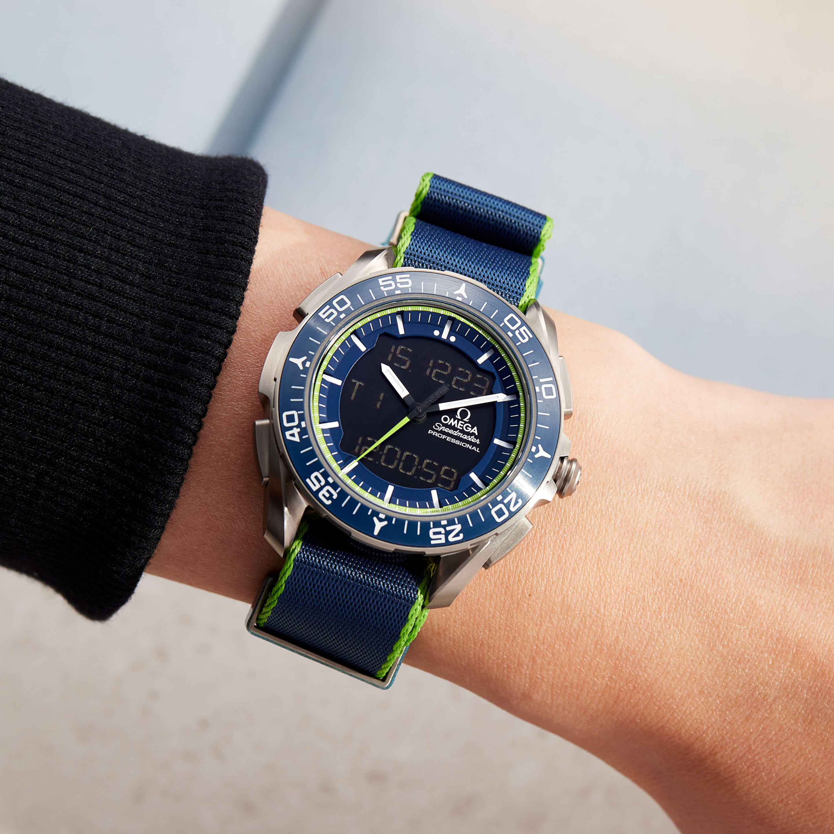 Skywalker X-33 Chronograph Titanium Blue Dial 45mm Product Image