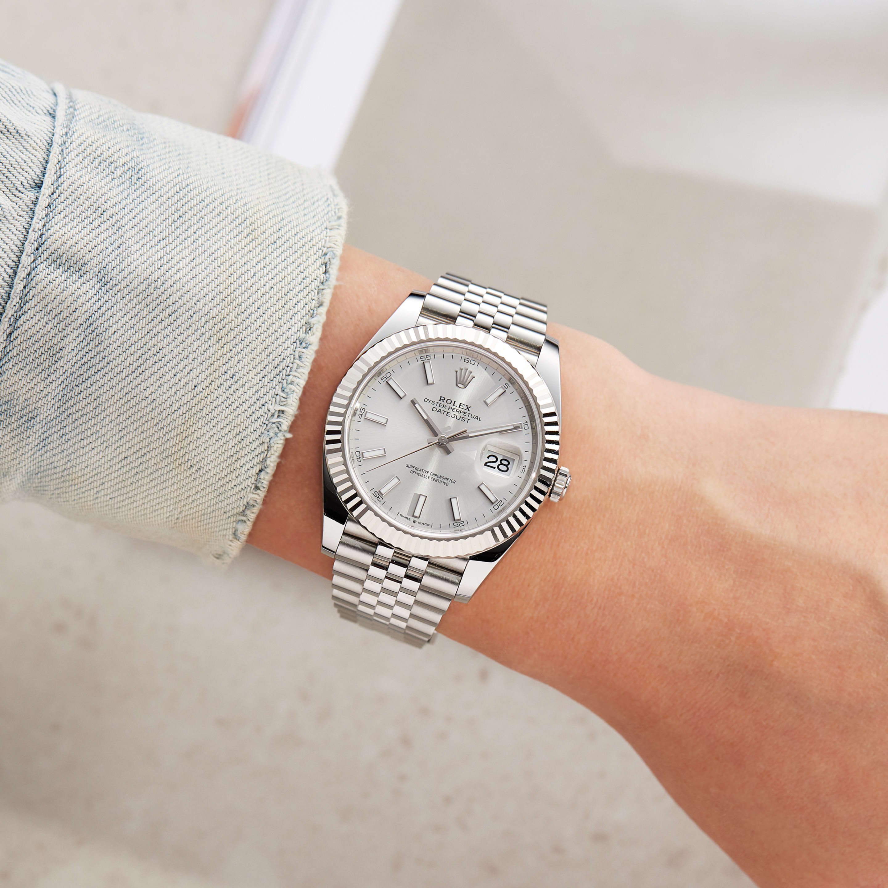 Datejust Steel Jubilee Silver Dial 41mm Product Image