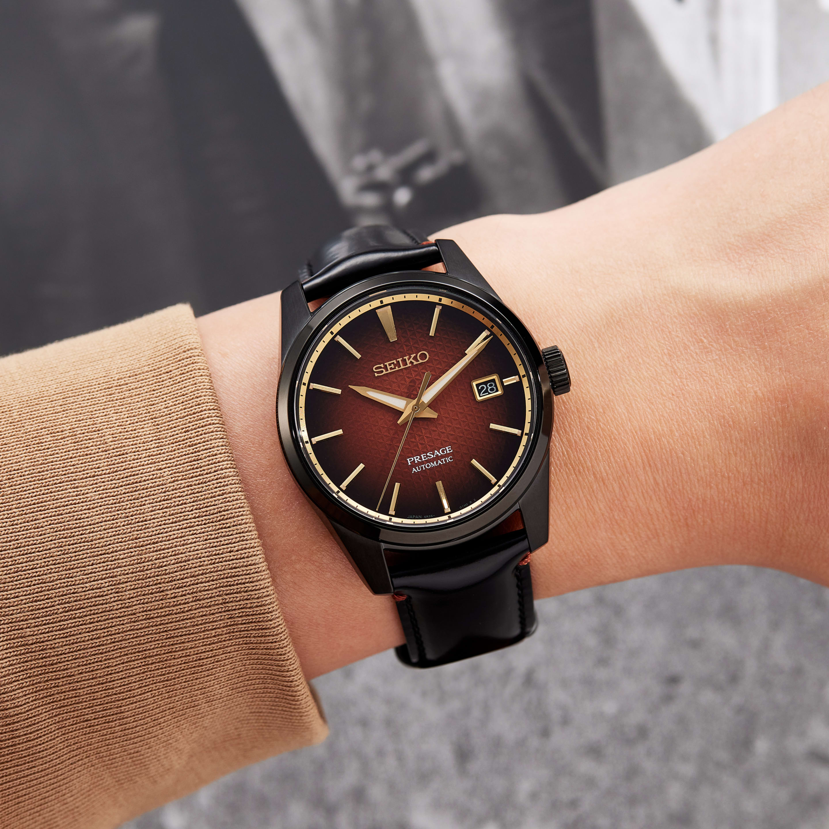 Presage Sharp Edged Kabuki Inspired Limited Edition 39mm Product Image