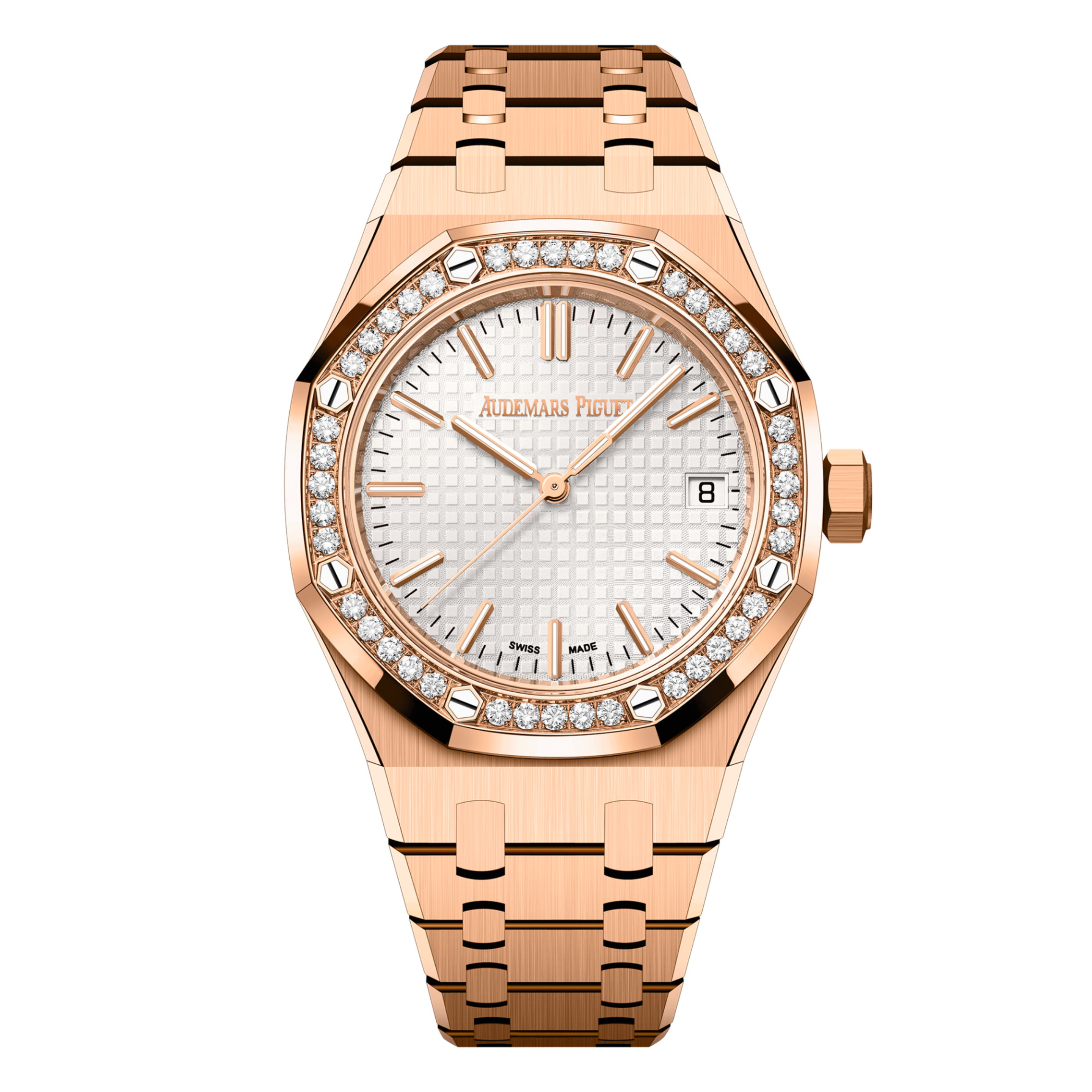 Royal Oak Rose Gold Diamond Silver Dial 37mm Product Image