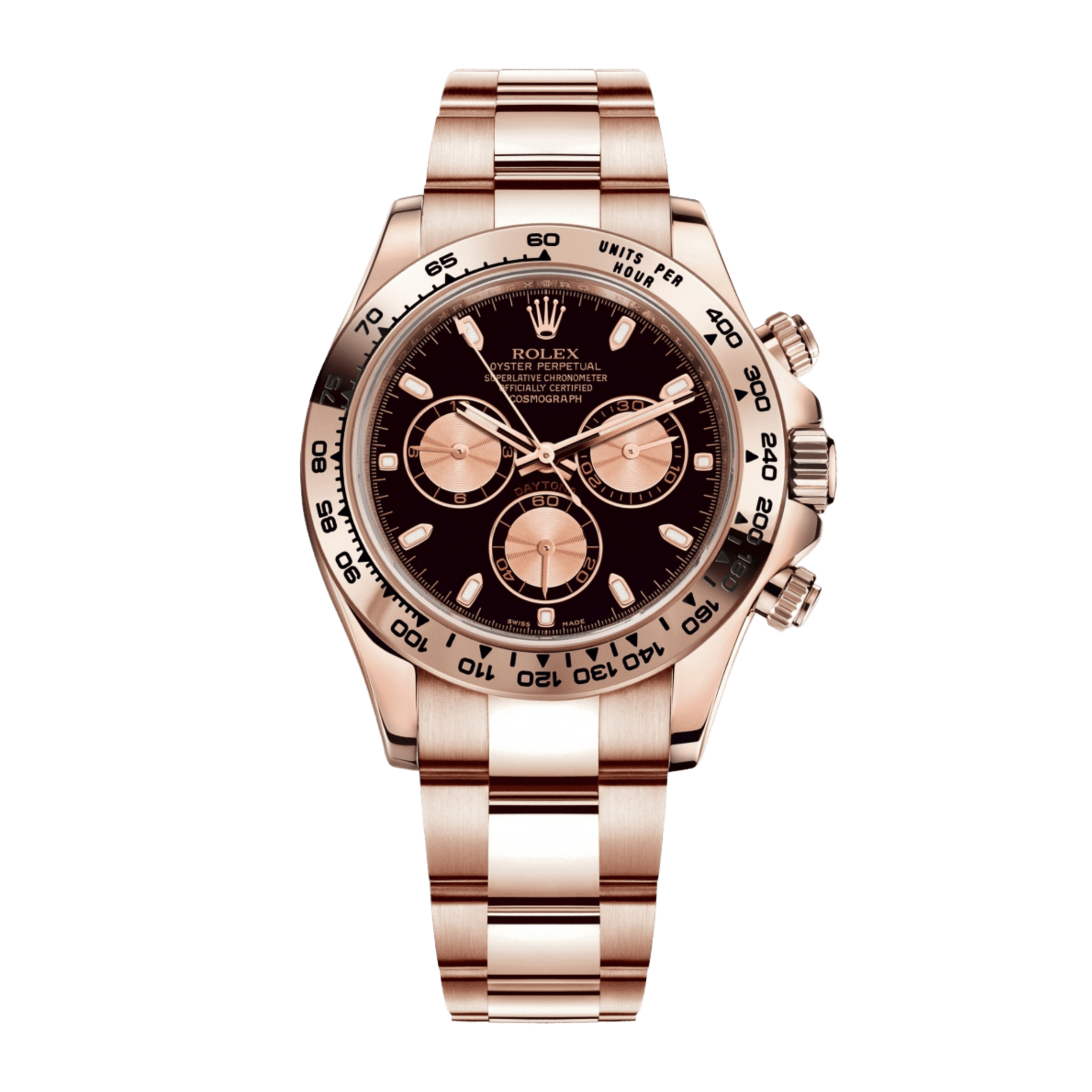 Rolex Daytona Rose Gold Black Dial 40mm 116505-0002 - Make an